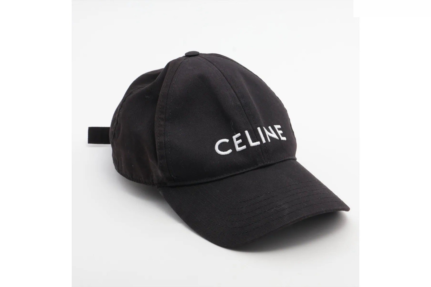 Logo embroidered baseball cap, size M, hat — view 2