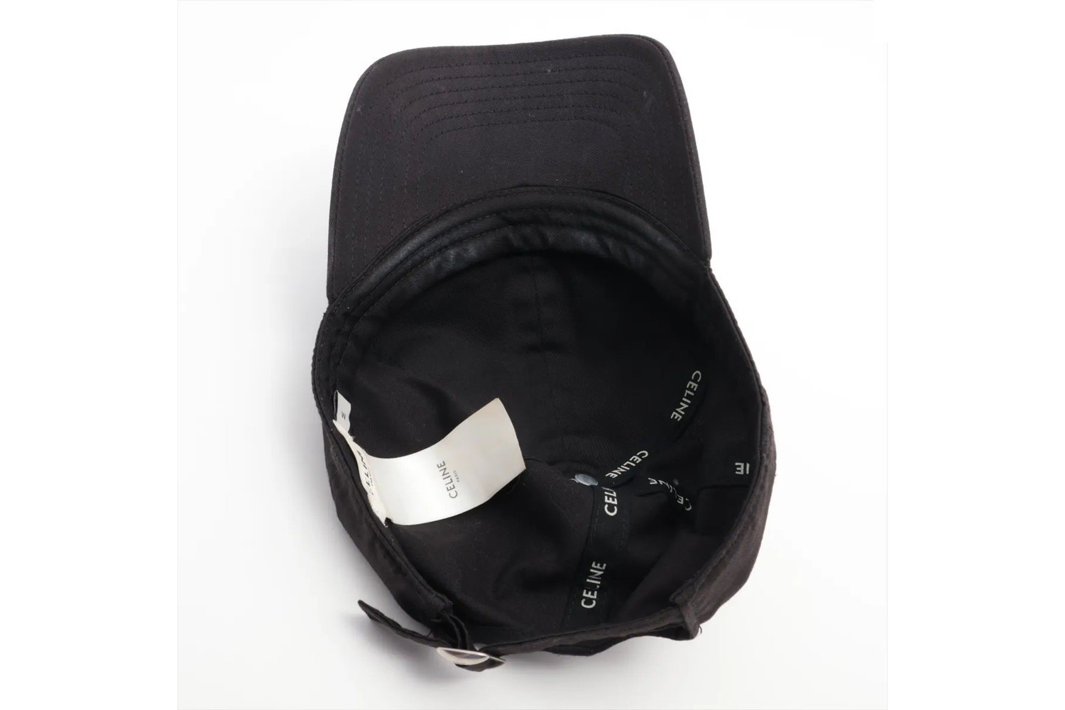 Logo embroidered baseball cap, size M, hat — view 4
