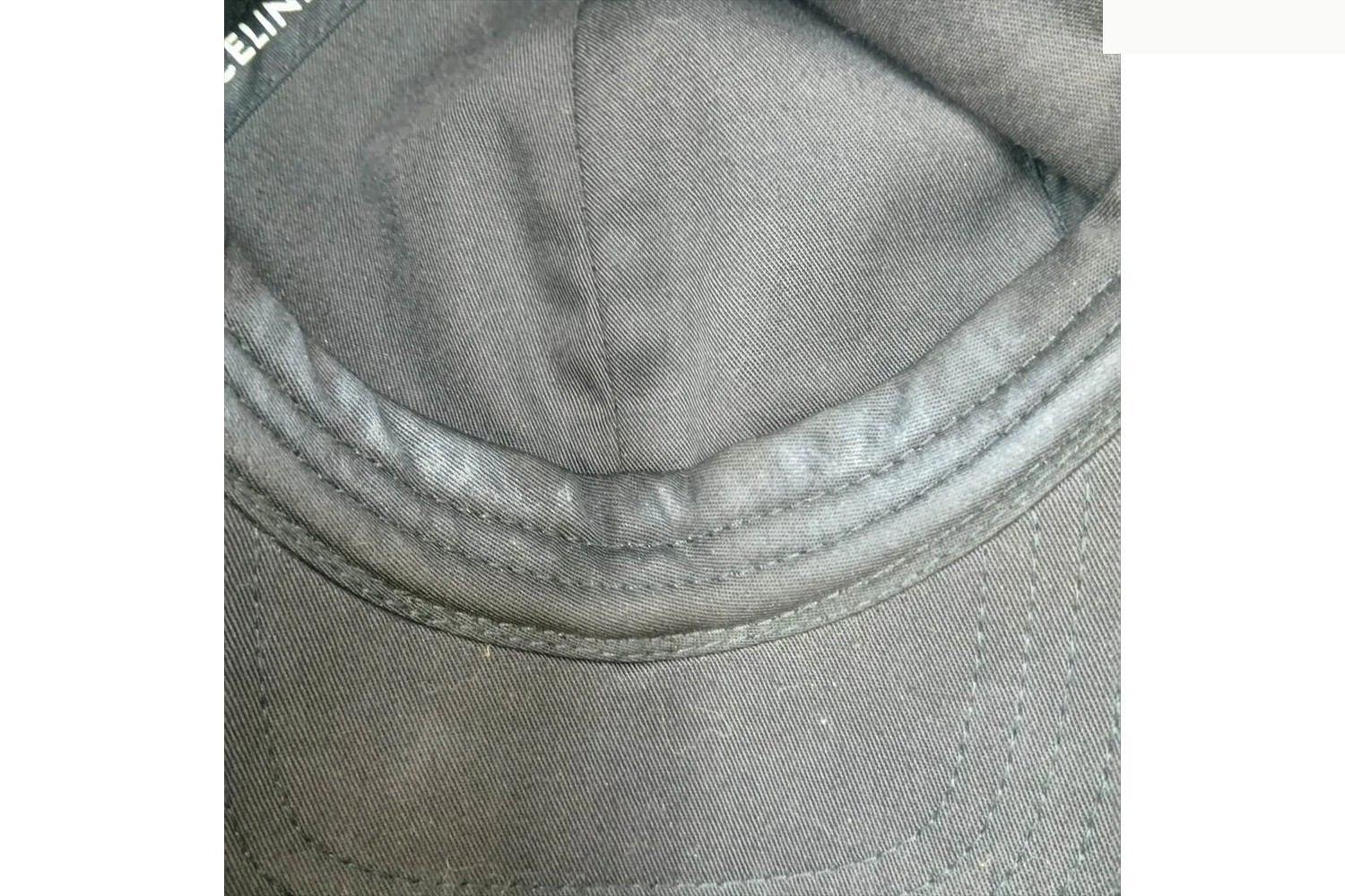 Logo embroidered baseball cap, size M, hat — view 7