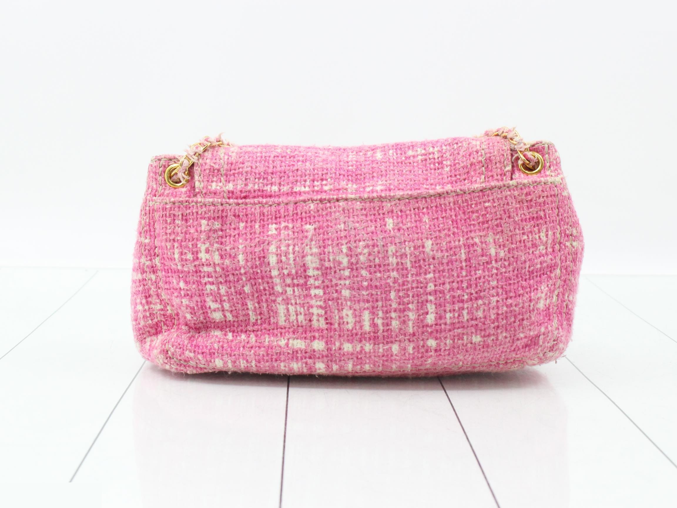 Tweed chain bag — view 2