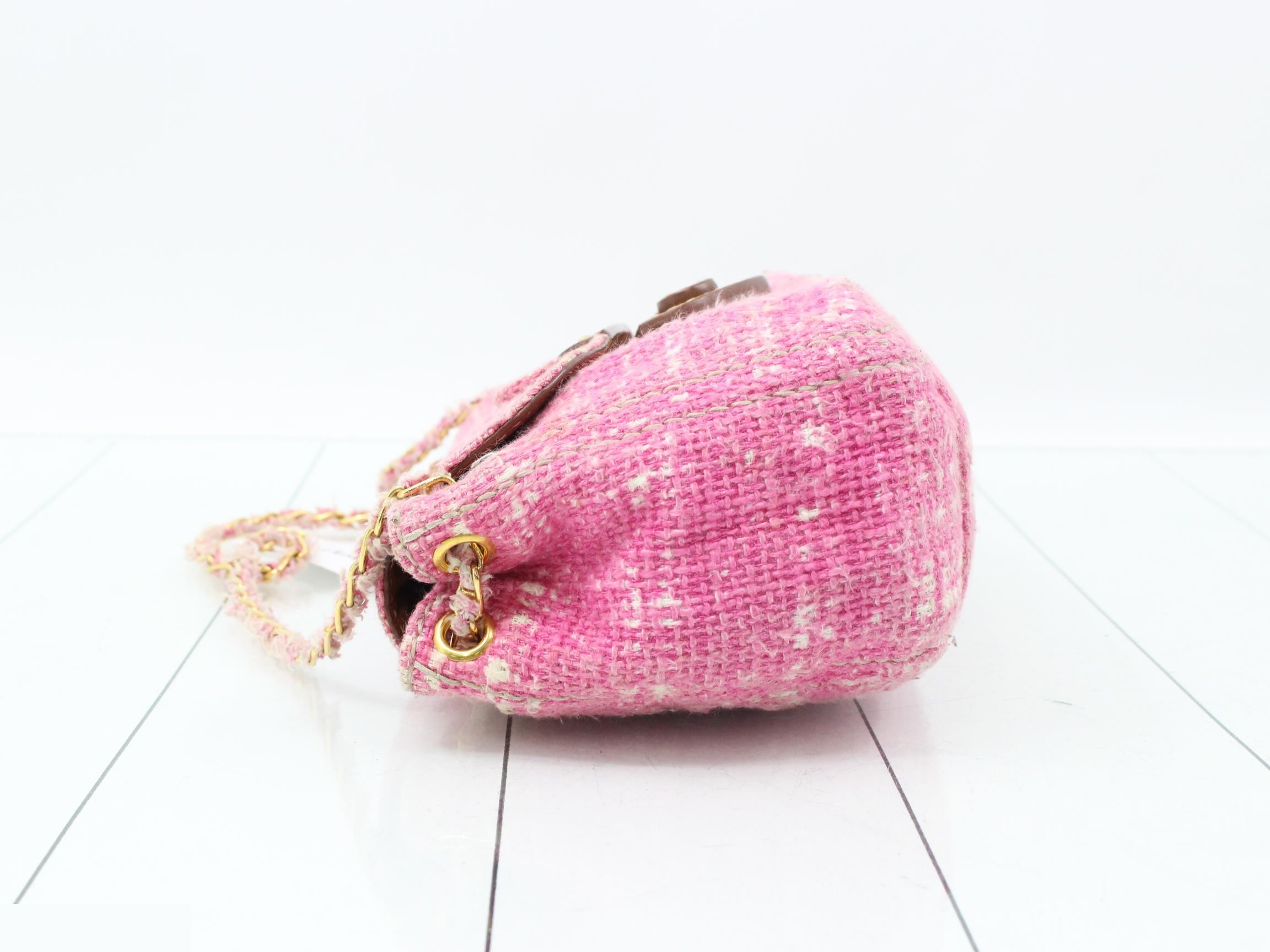 Tweed chain bag — view 4
