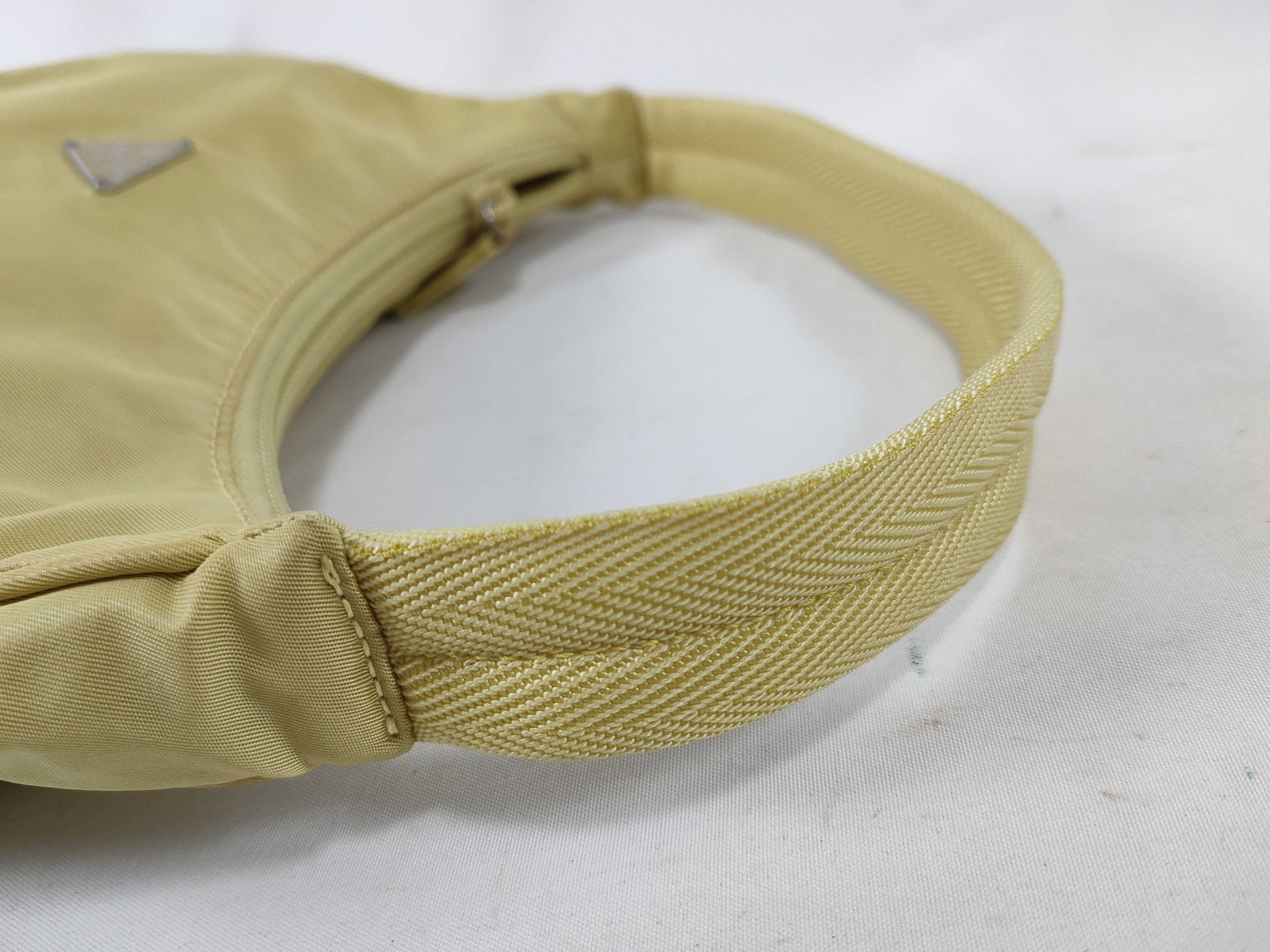 Nylon Prada Handbag Nylon Yellow Handbag — view 3