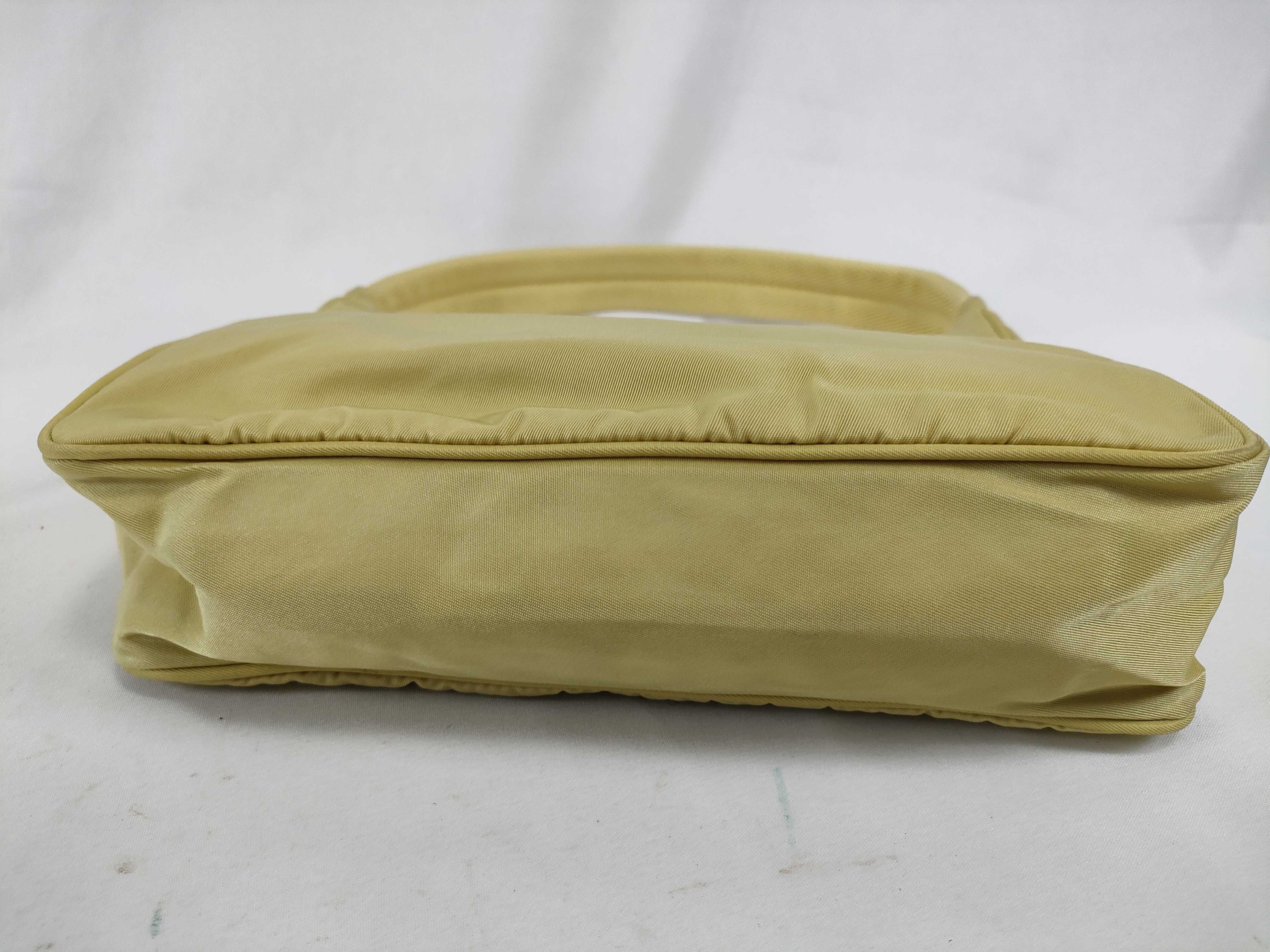 Nylon Prada Handbag Nylon Yellow Handbag — view 8