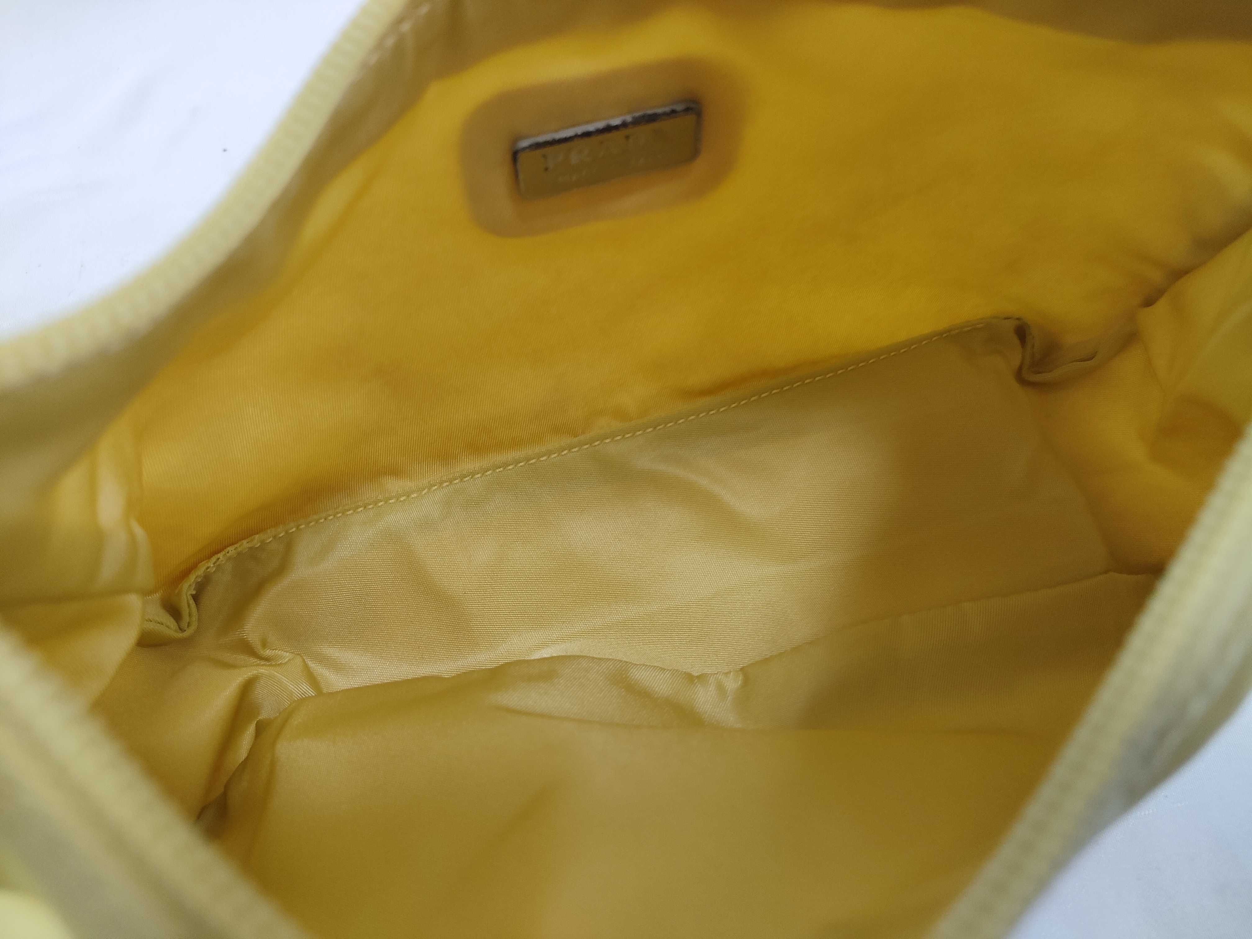 Nylon Prada Handbag Nylon Yellow Handbag — view 10