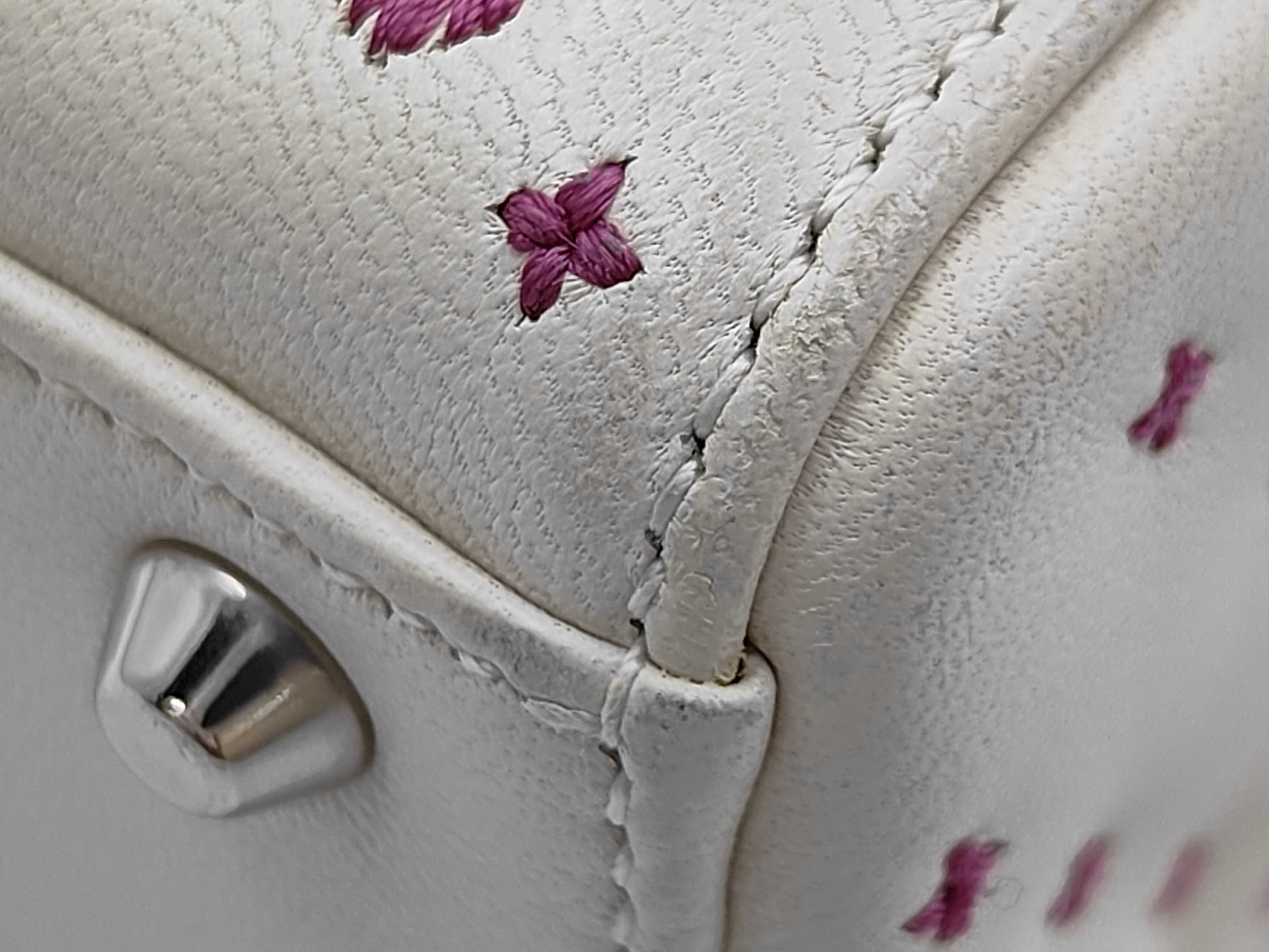 Lady Dior Embroidered Leather 2-Way Shoulder/Handbag — view 6