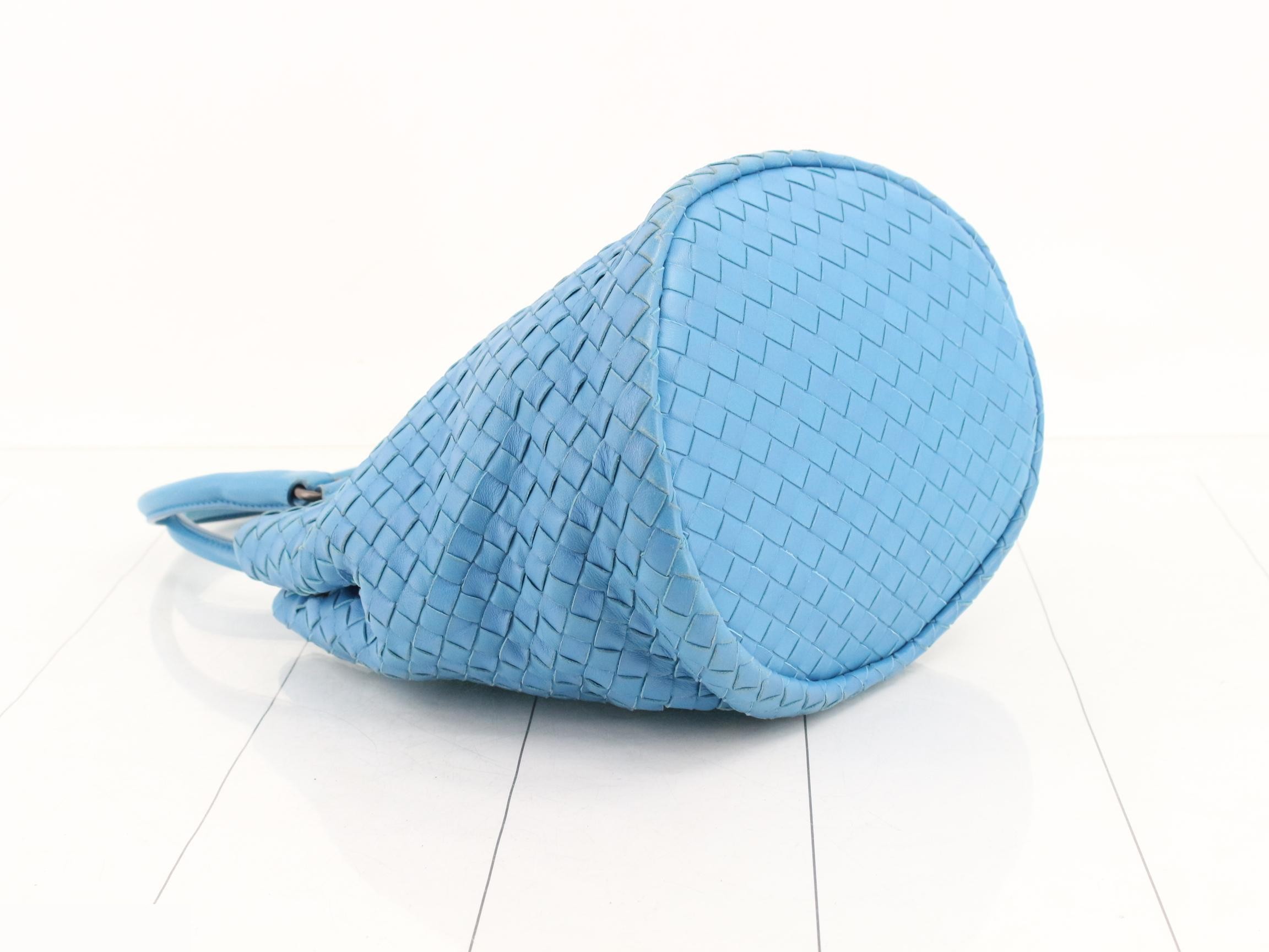 Intrecciato Bucket Tote Bag — view 5