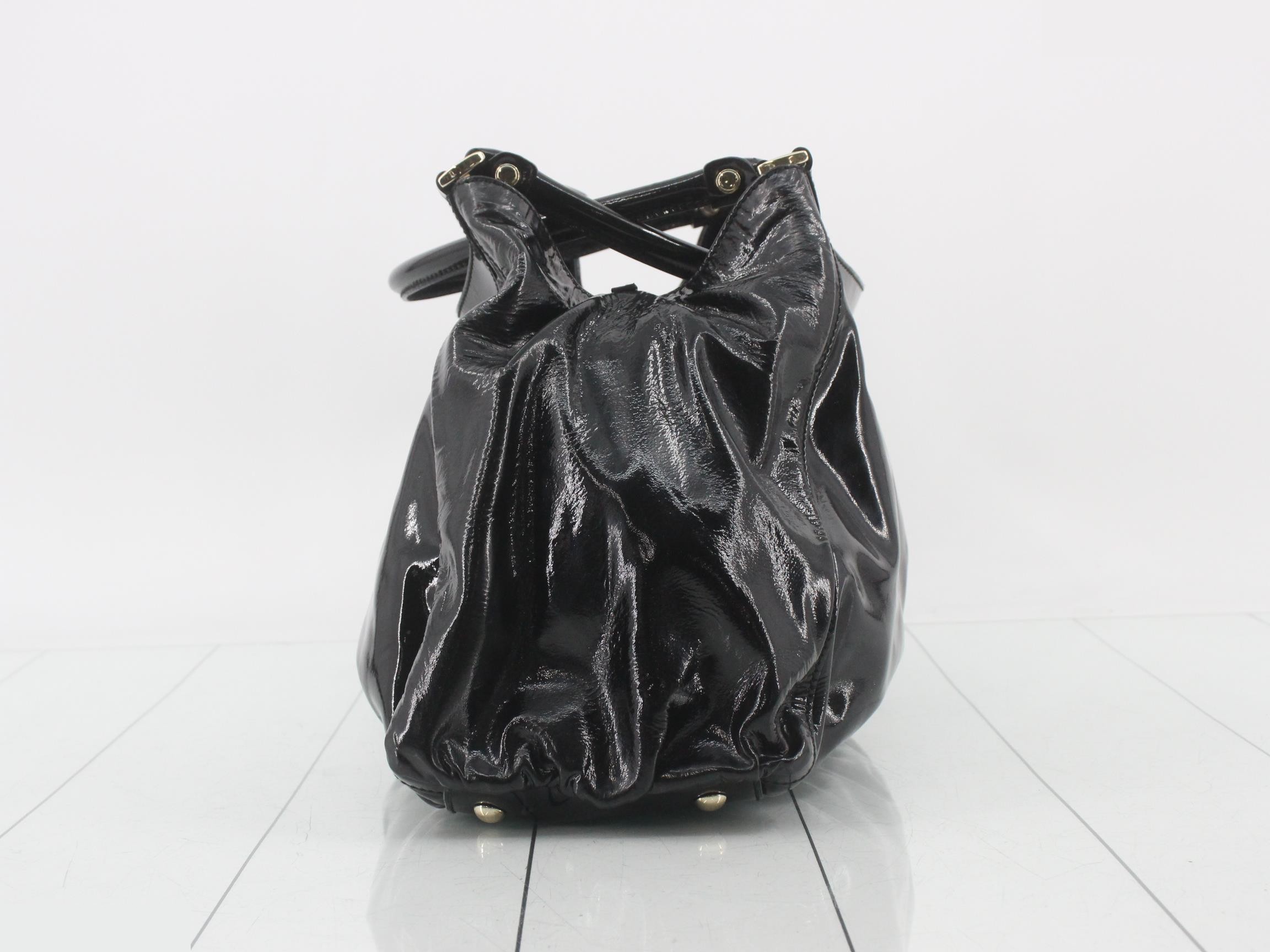 Abby Enamel Semi-Shoulder Bag — view 3