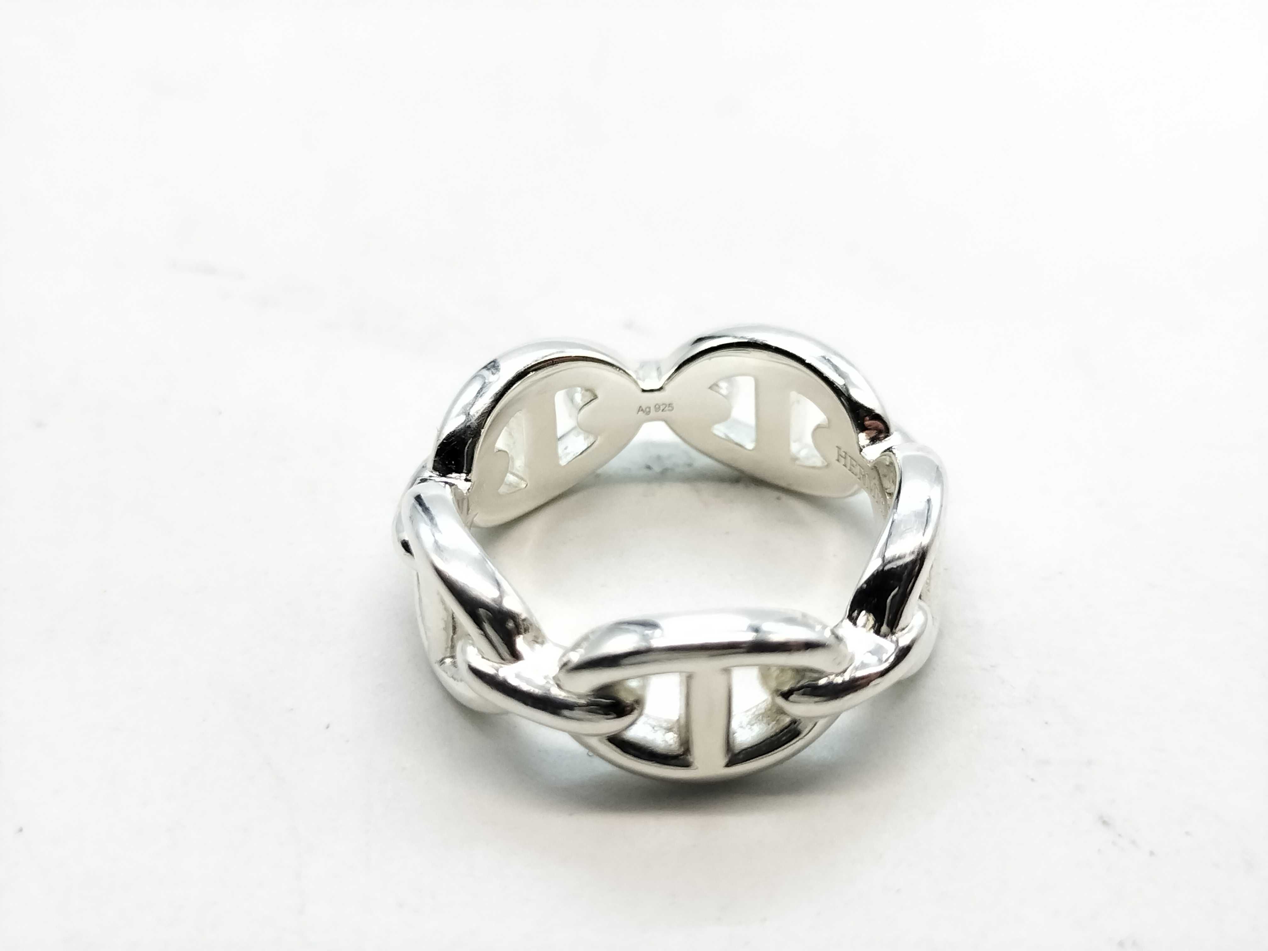 Chaine d'Ancre Enchainée 925 Ring — view 10