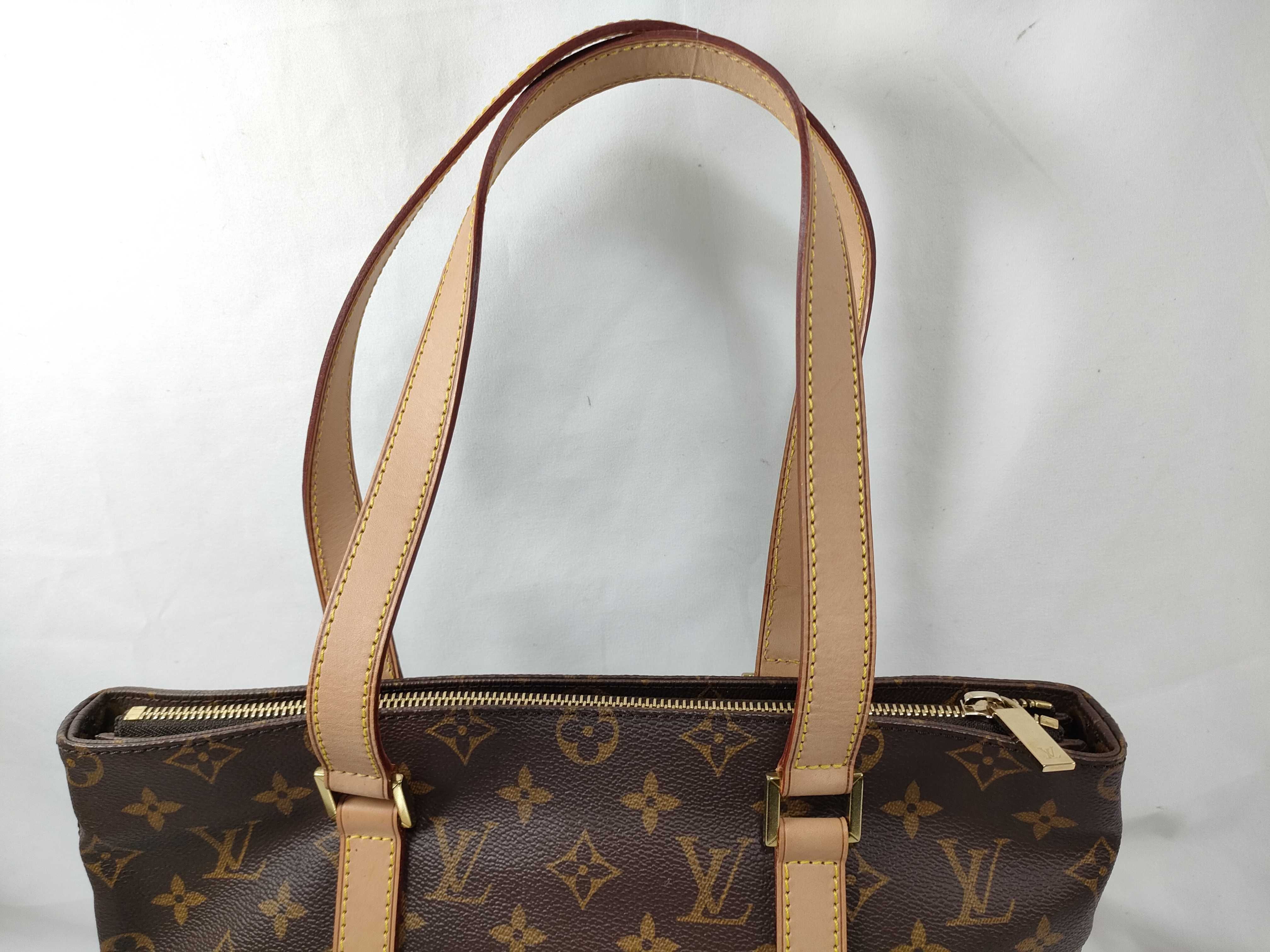 Monogram Louis Vuitton Brown Monogram Cabas Piano M51148 Tote Bag — view 3
