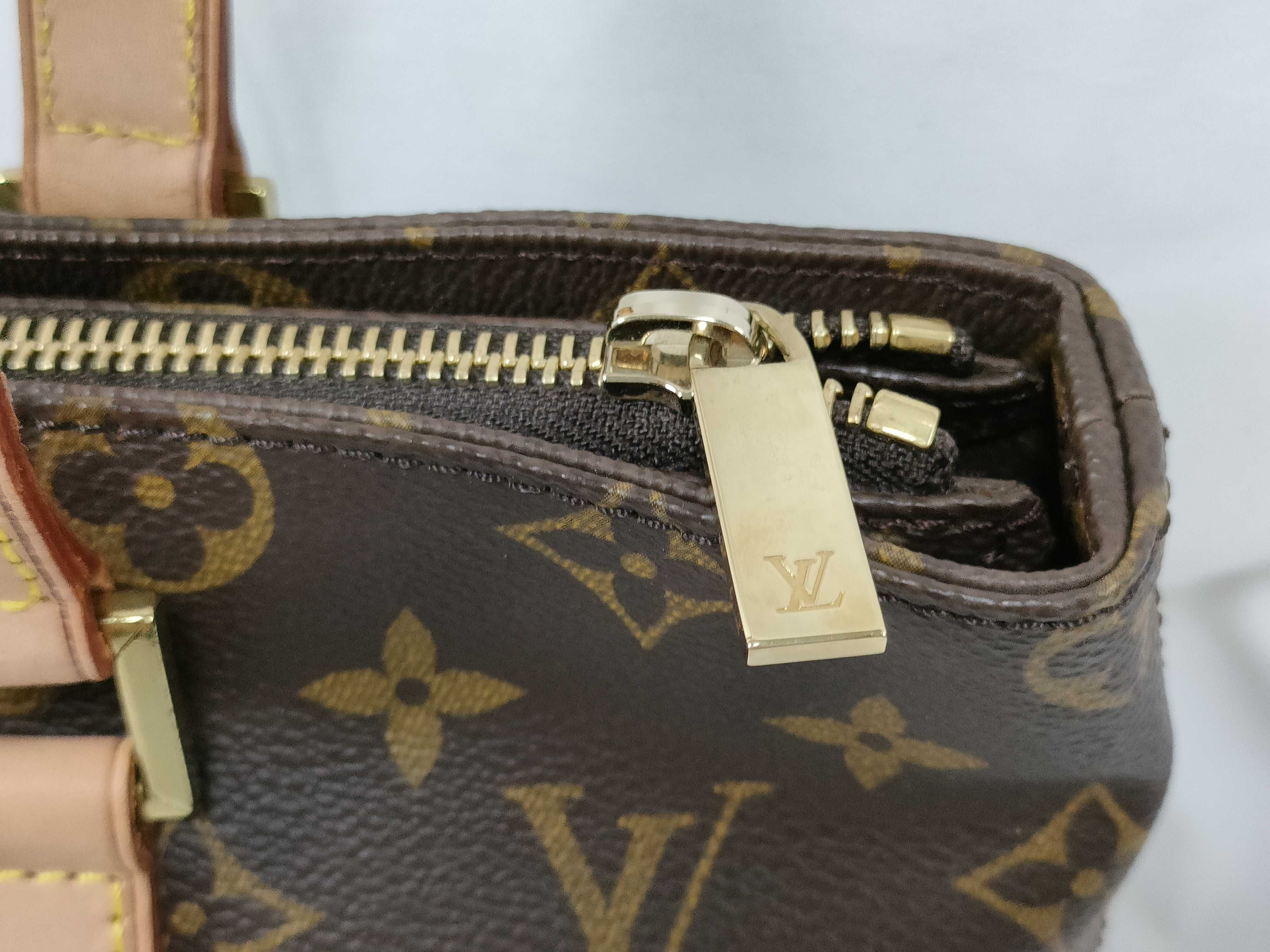 Monogram Louis Vuitton Brown Monogram Cabas Piano M51148 Tote Bag — view 4