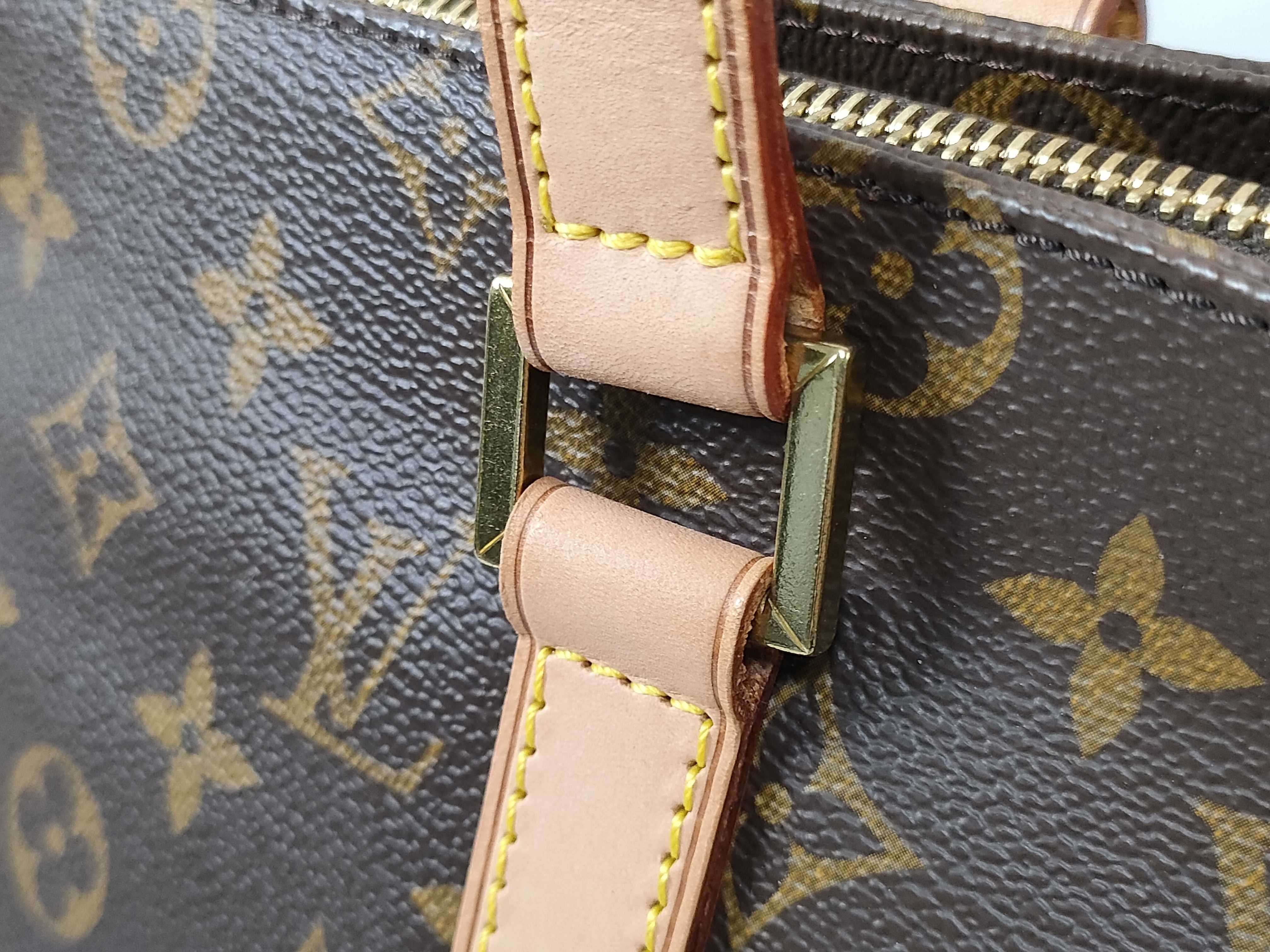 Monogram Louis Vuitton Brown Monogram Cabas Piano M51148 Tote Bag — view 5