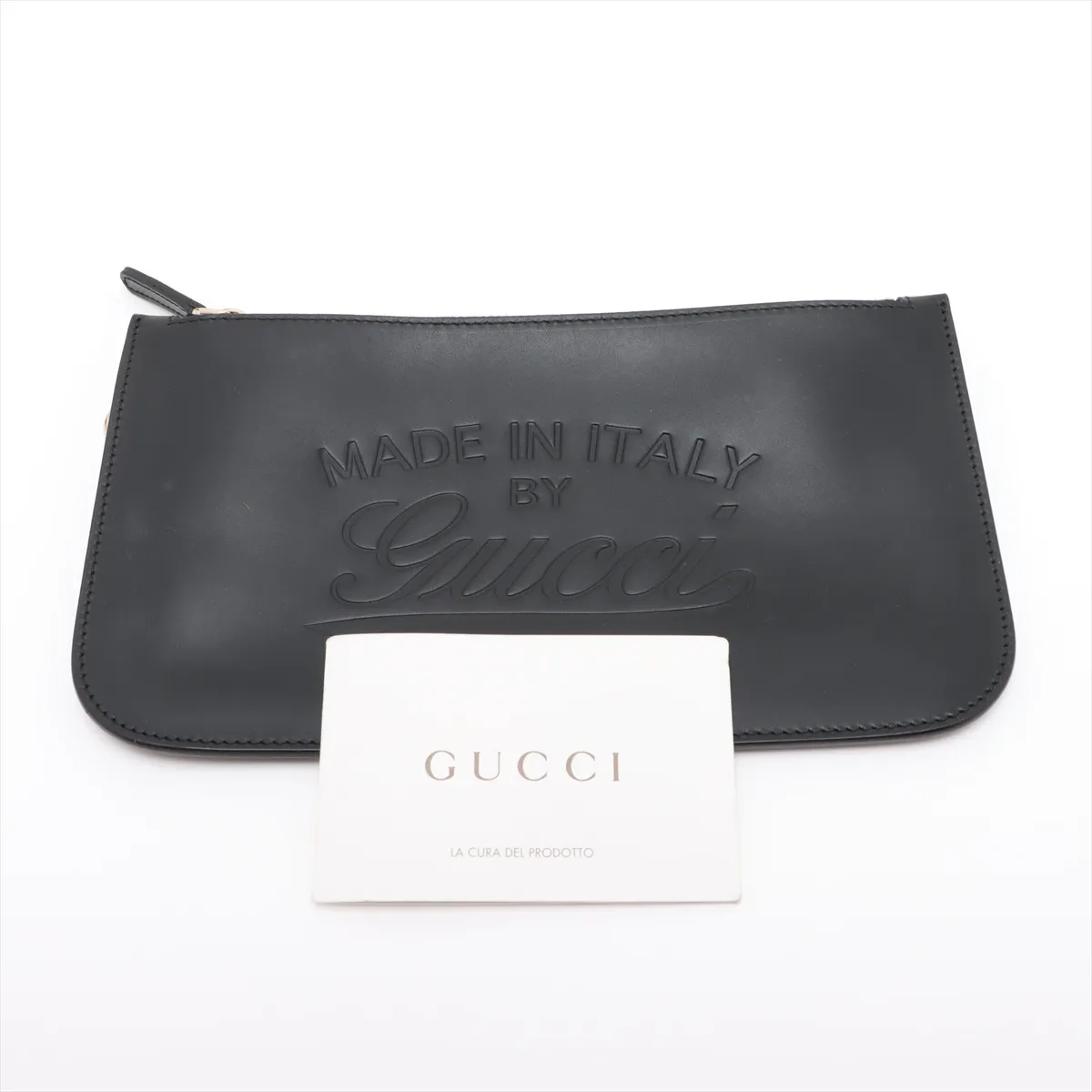 GG Canvas x Leather Tote Bag Black 247209 — view 12