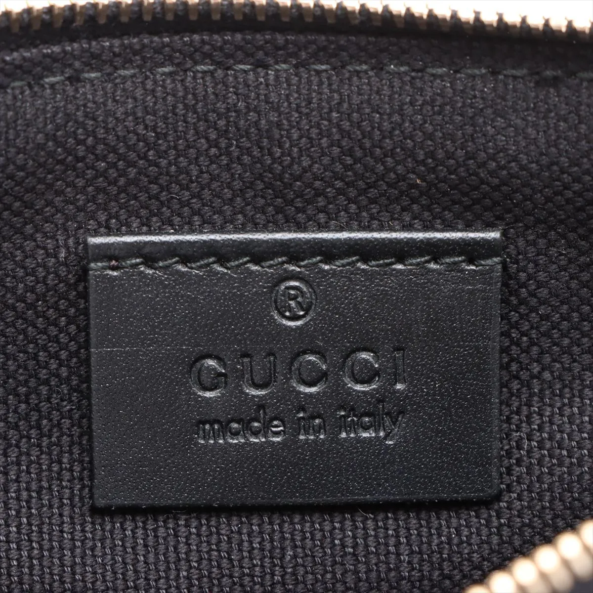 GG Canvas x Leather Tote Bag Black 247209 — view 9