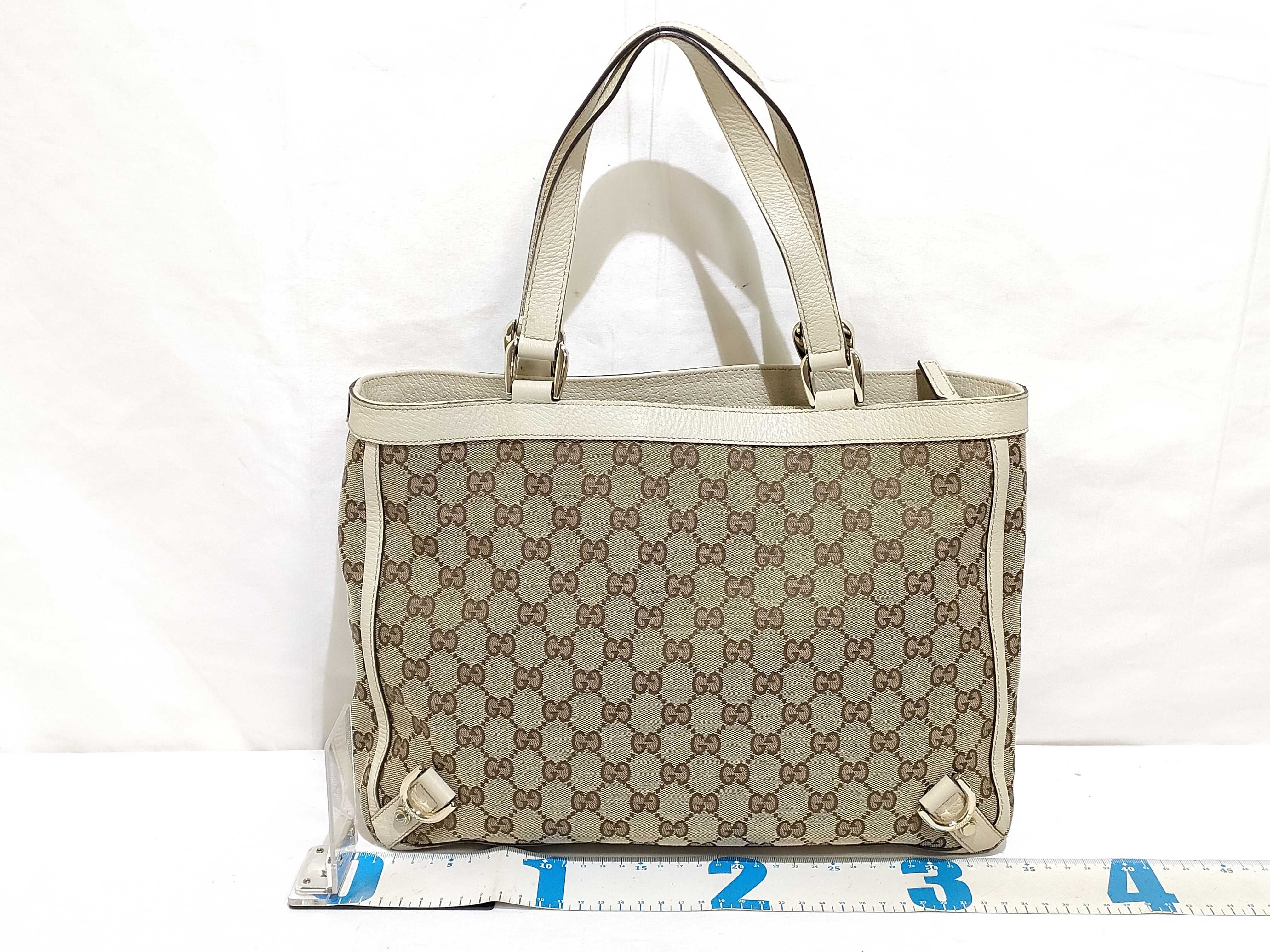 GG Canvas Handbag, Abbey White Handbag — view 2