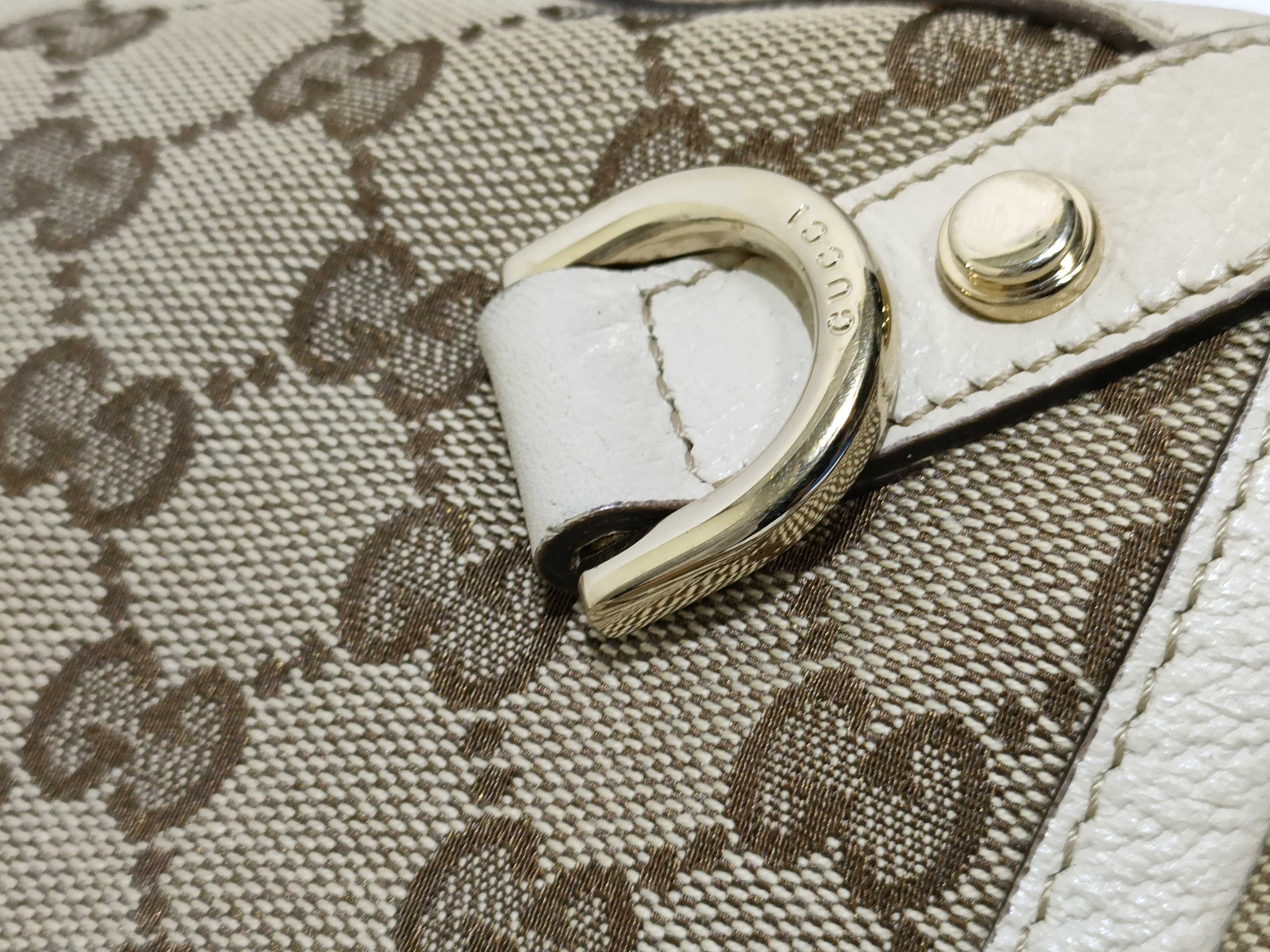 GG Canvas Handbag, Abbey White Handbag — view 13
