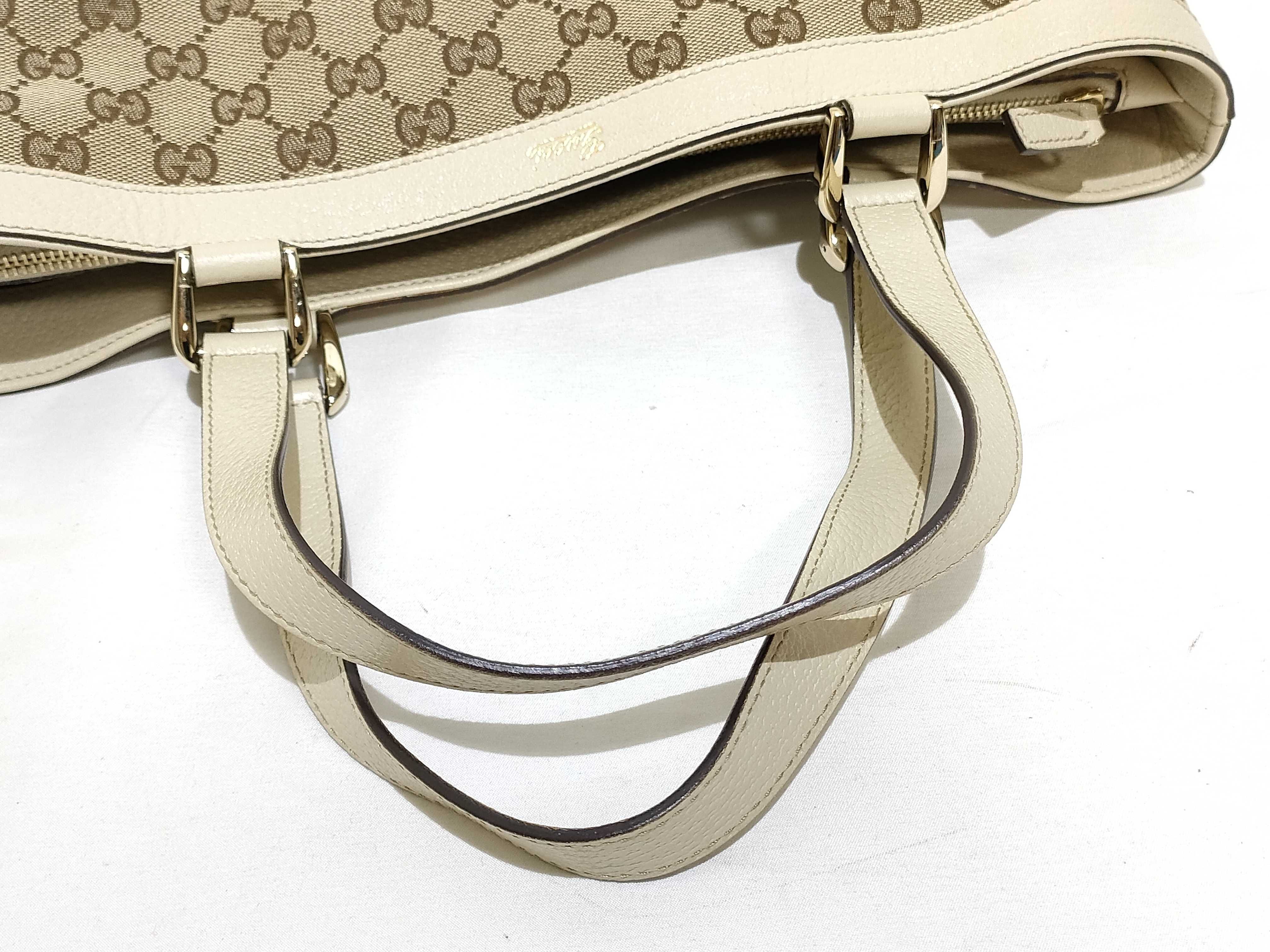 GG Canvas Handbag, Abbey White Handbag — view 3
