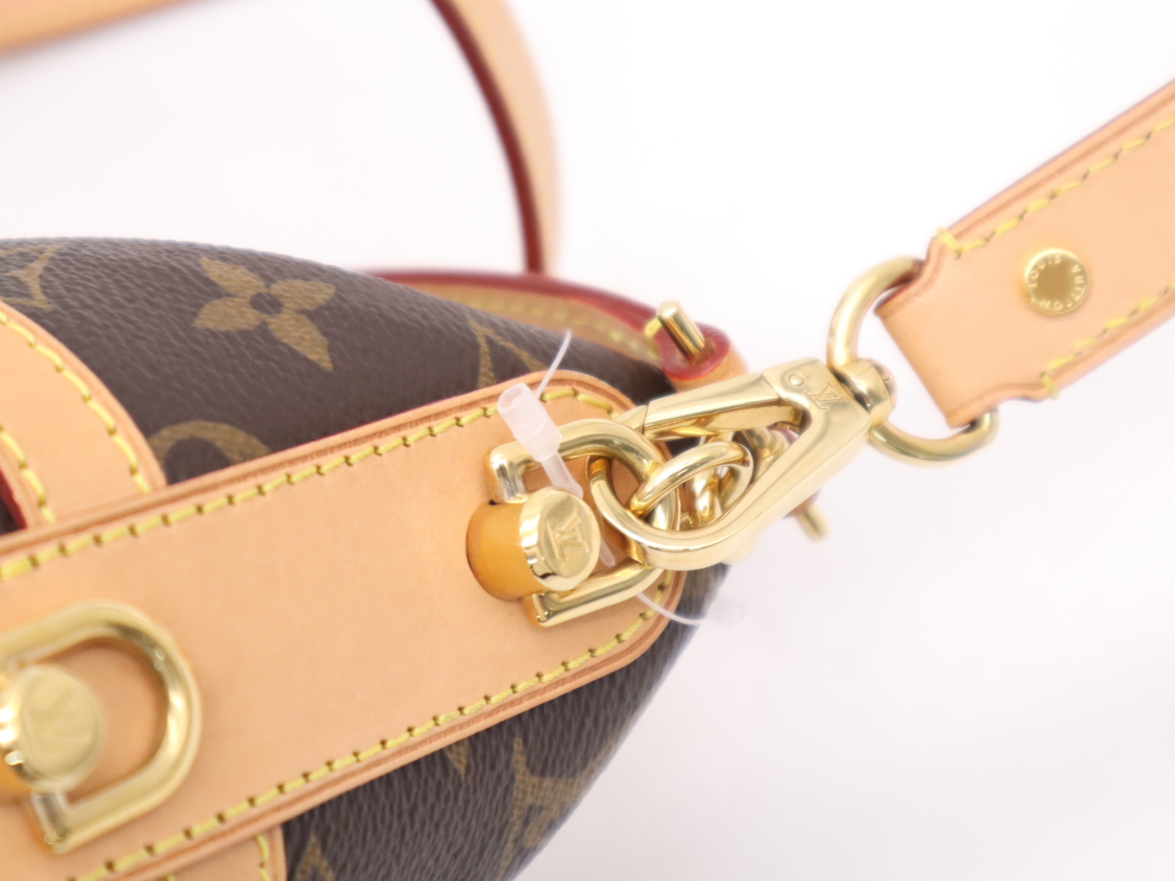 M43587 Monogram Duffle Bag with Shoulder Strap (Handbag) — view 8