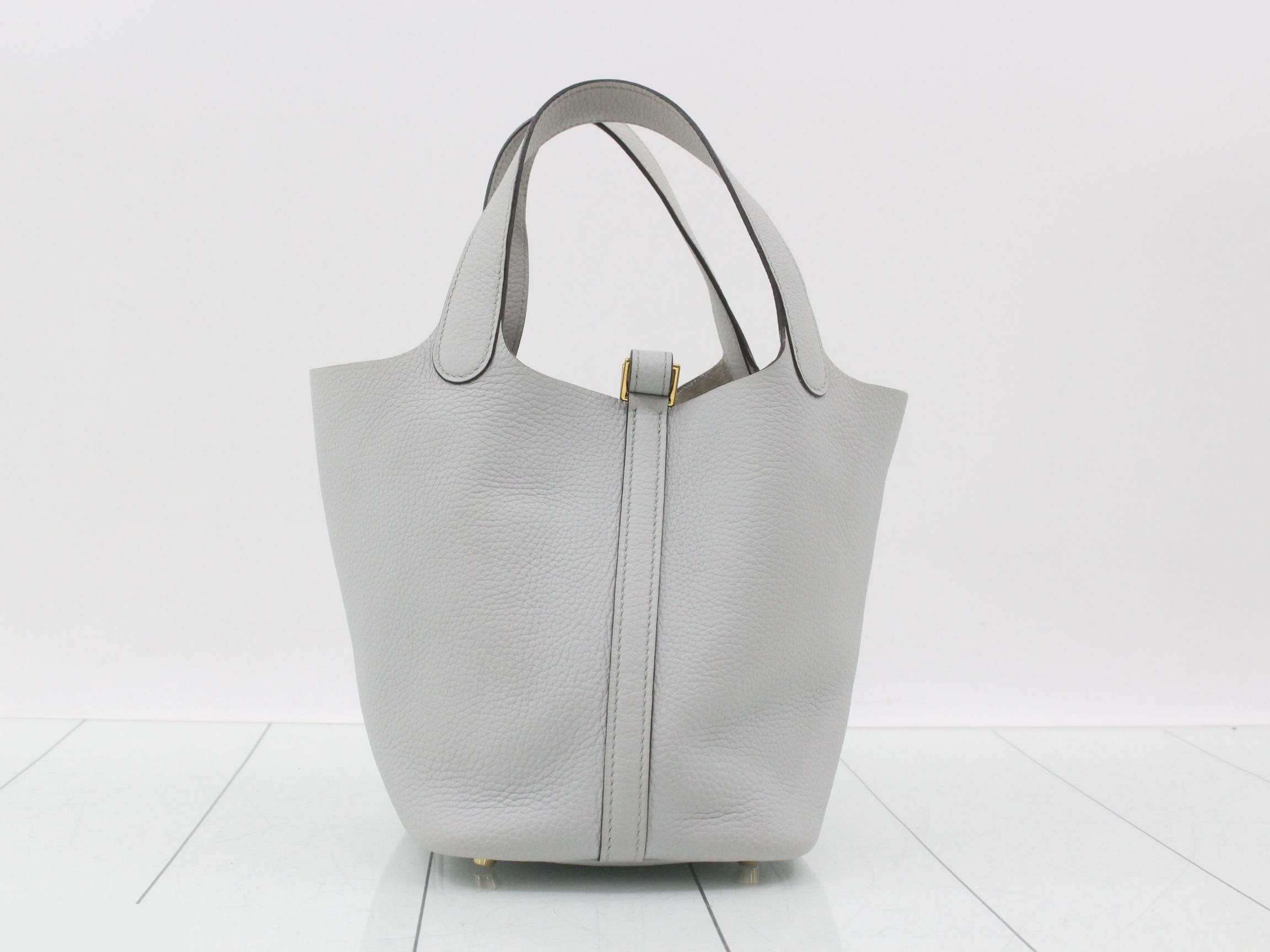 Picotin Lock PM Leather Handbag — view 2