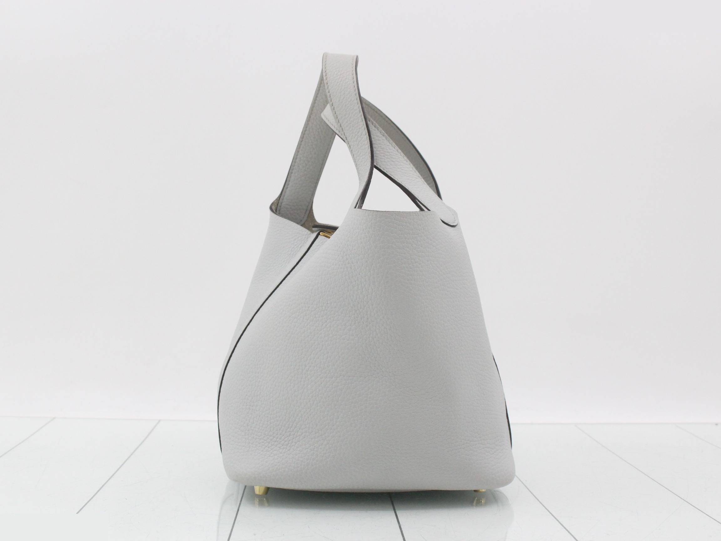 Picotin Lock PM Leather Handbag — view 3