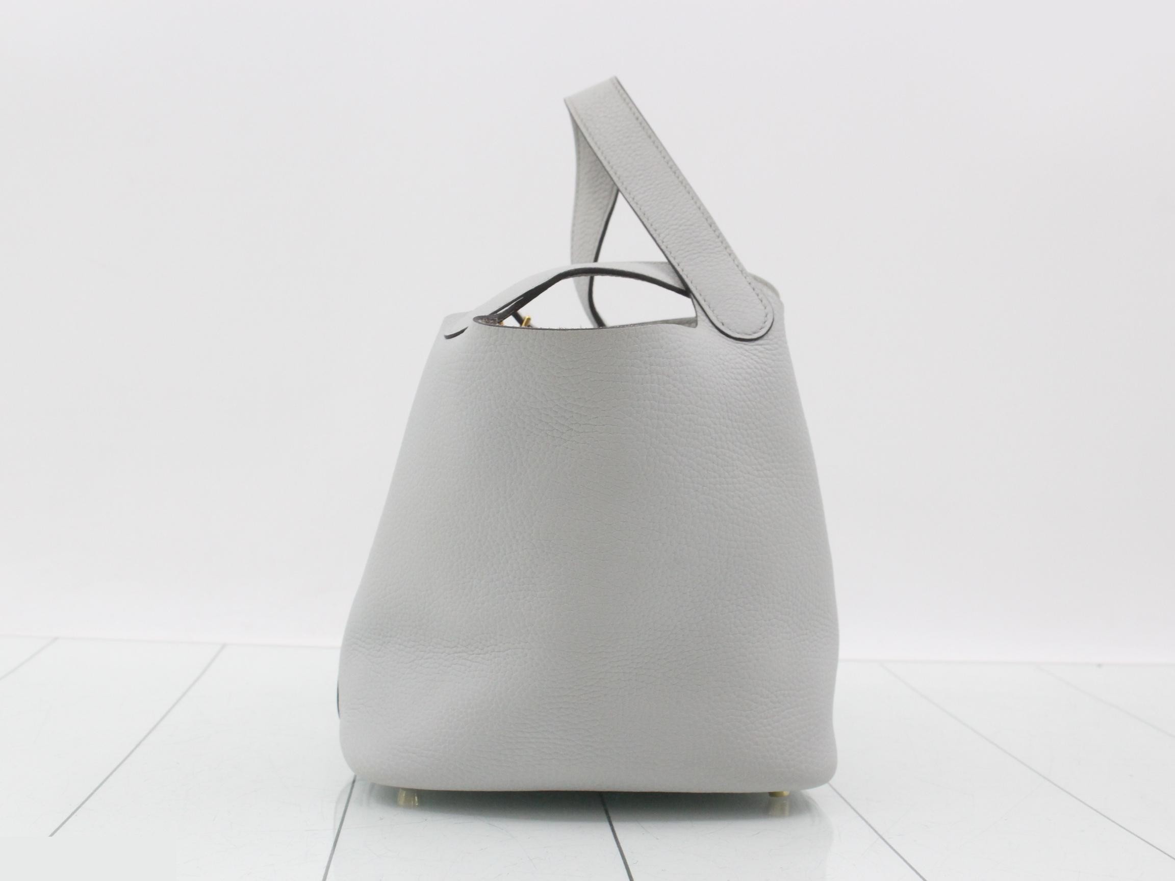 Picotin Lock PM Leather Handbag — view 4
