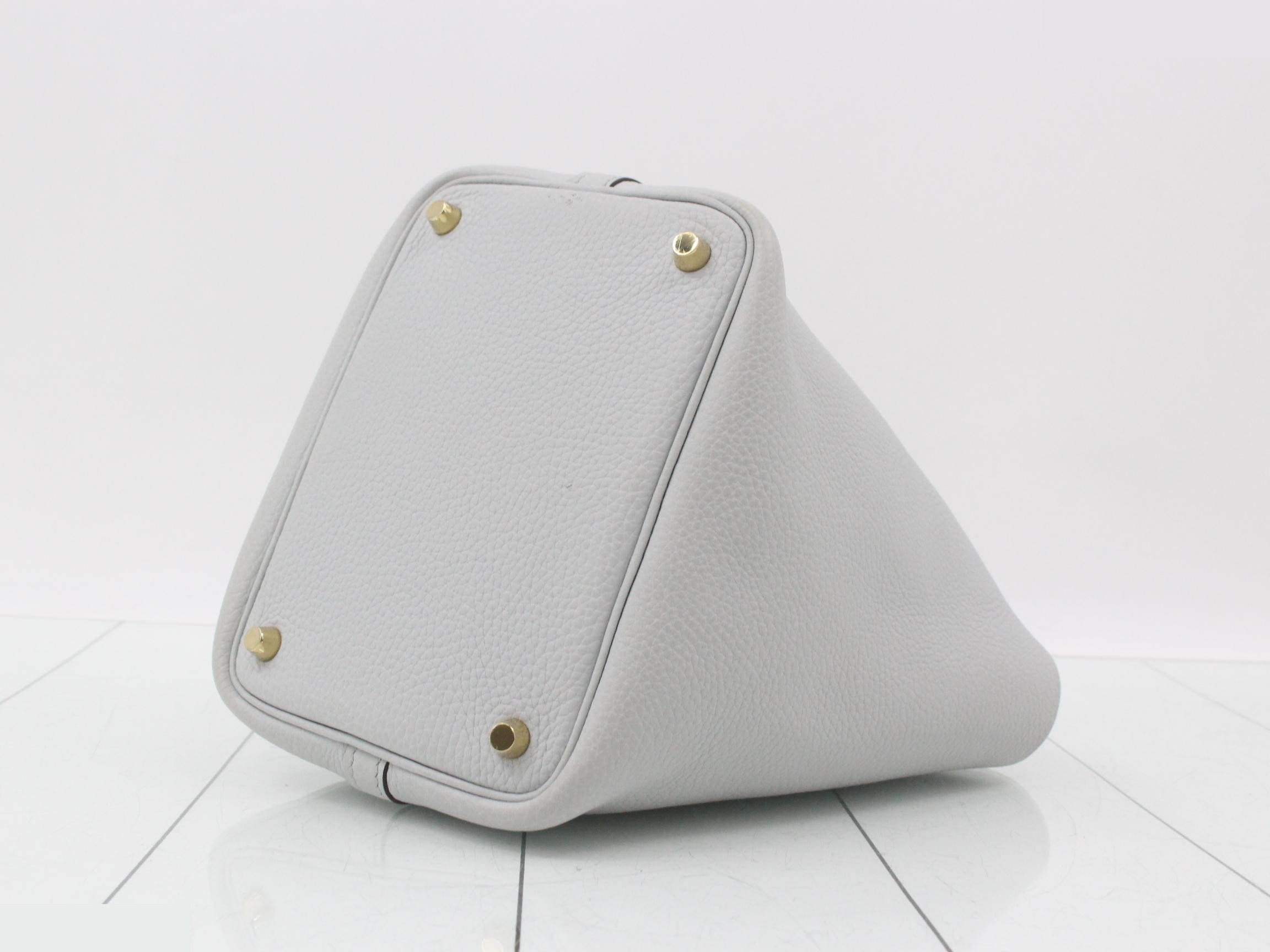 Picotin Lock PM Leather Handbag — view 6
