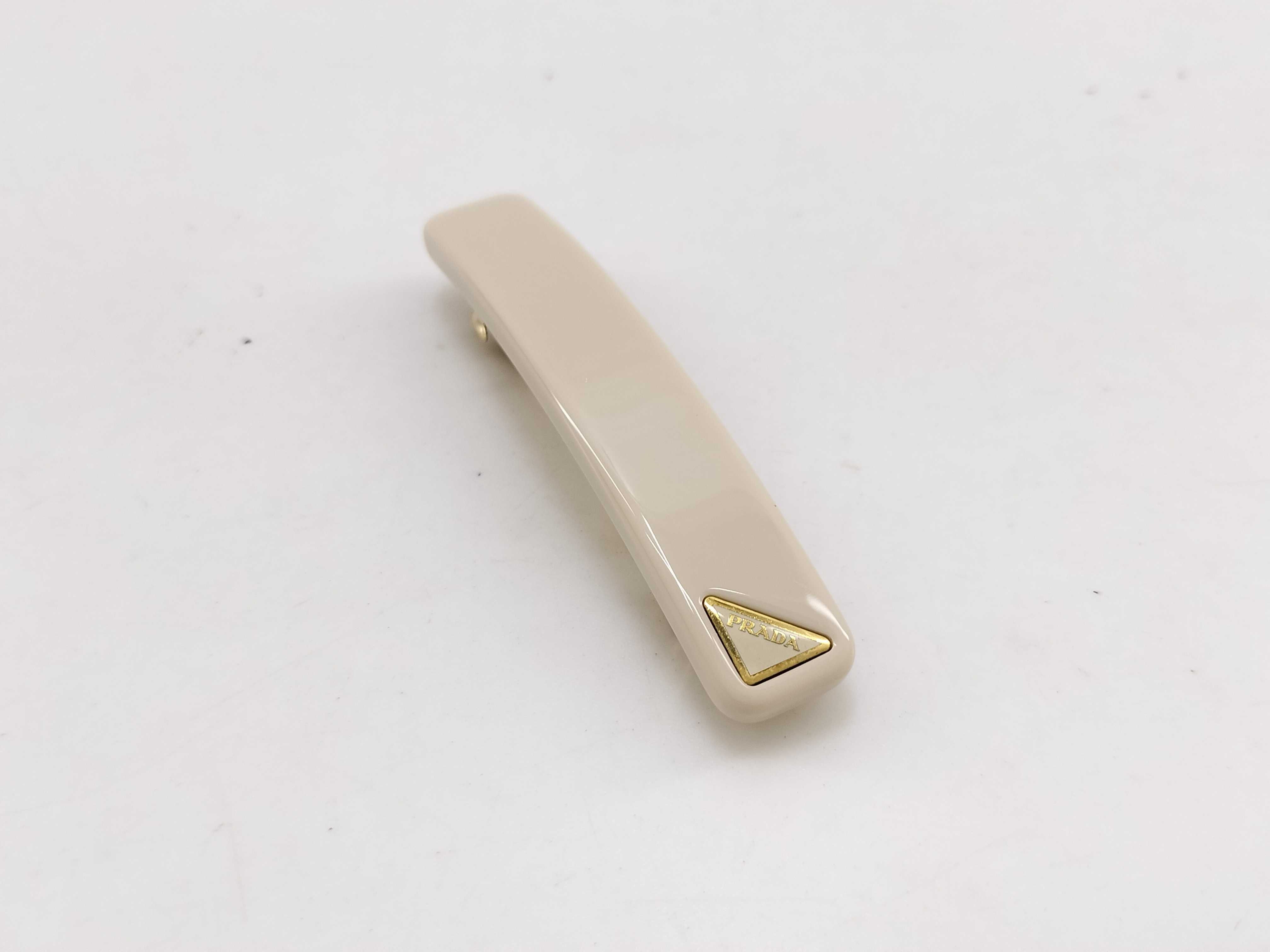 1IF134 Logo Barrette Beige Hair Accessory — view 6