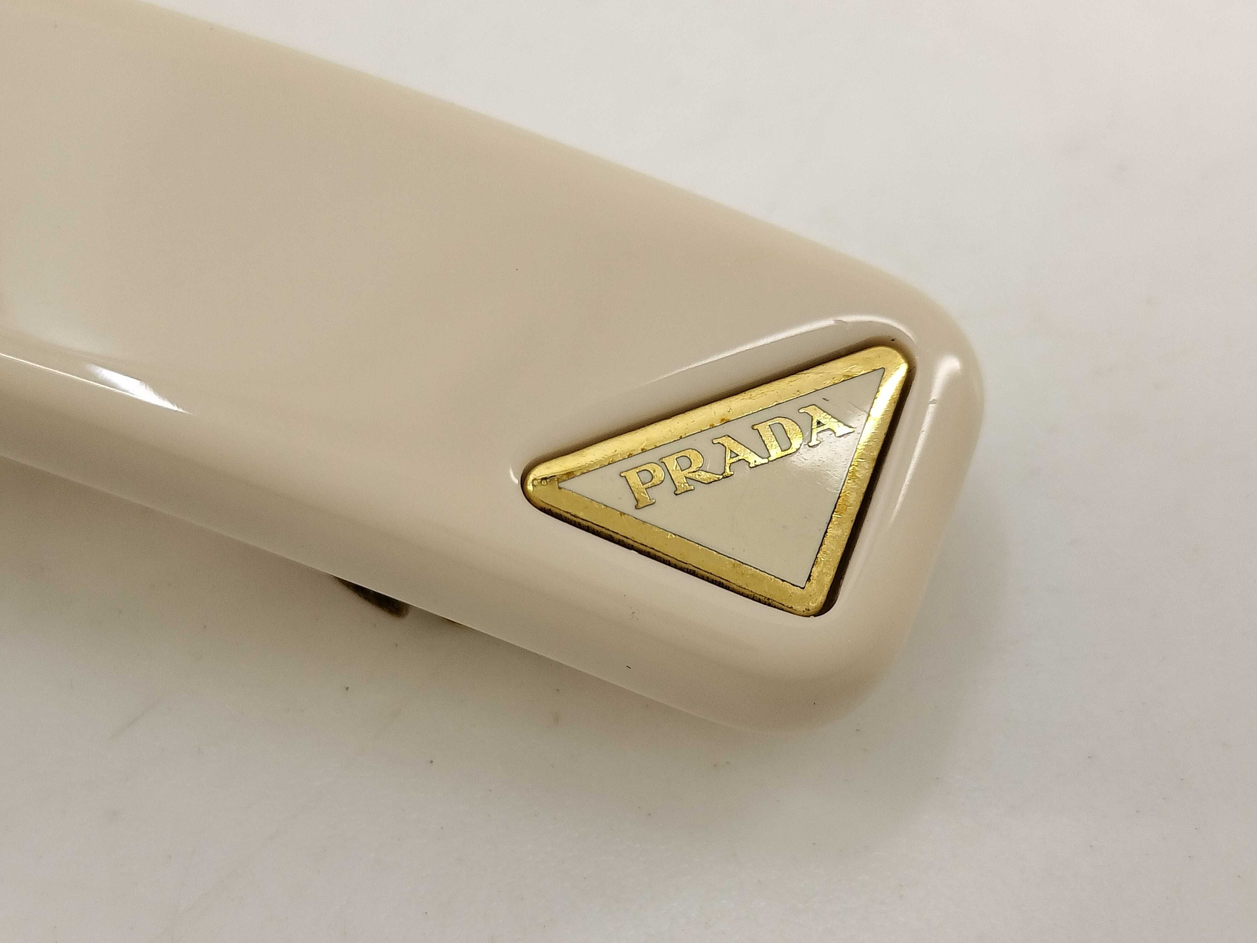 1IF134 Logo Barrette Beige Hair Accessory — view 8