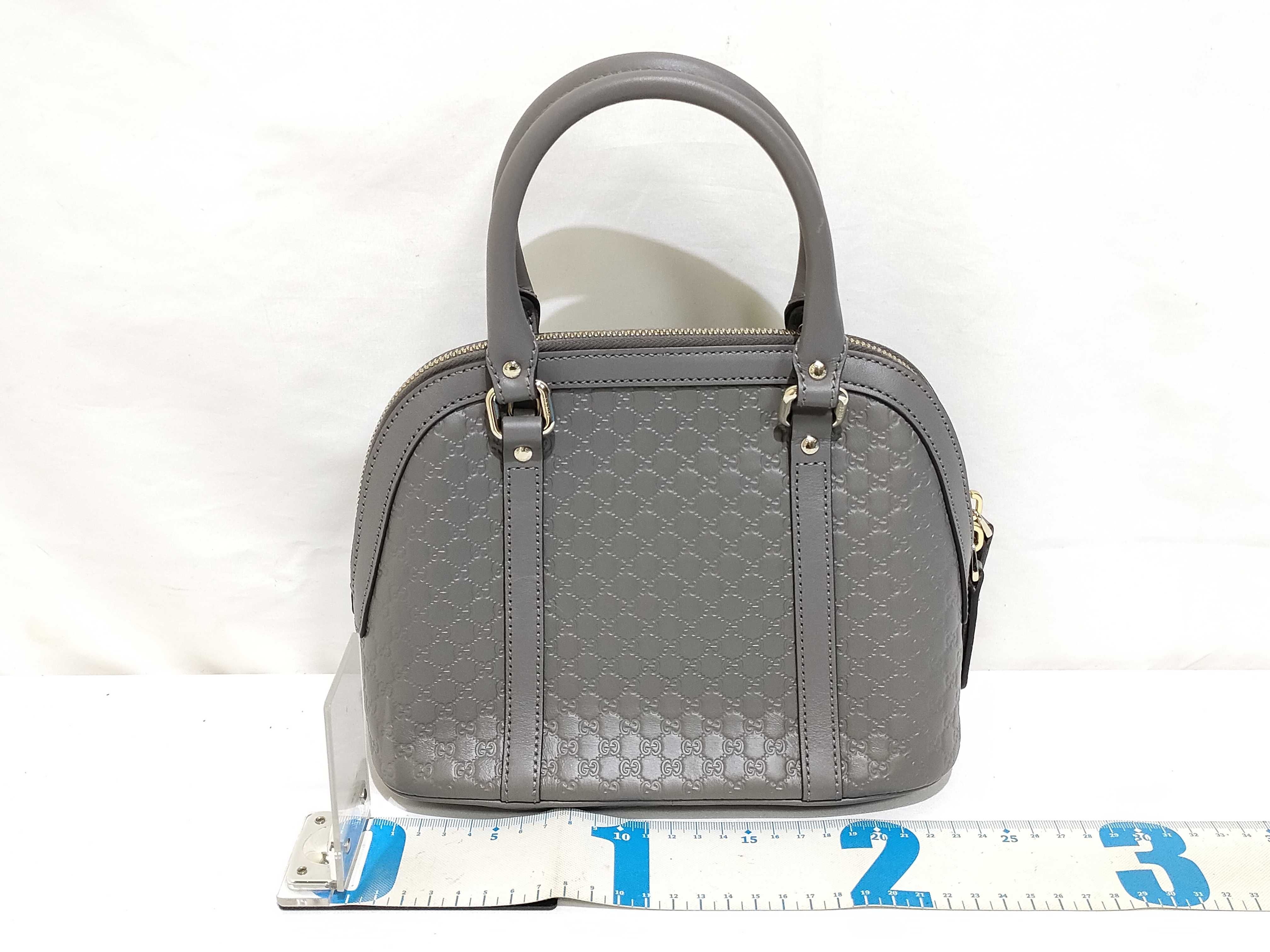 ID- Dome 24 Leather Grey Handbag SHW 449654-493075 Handbag — view 2