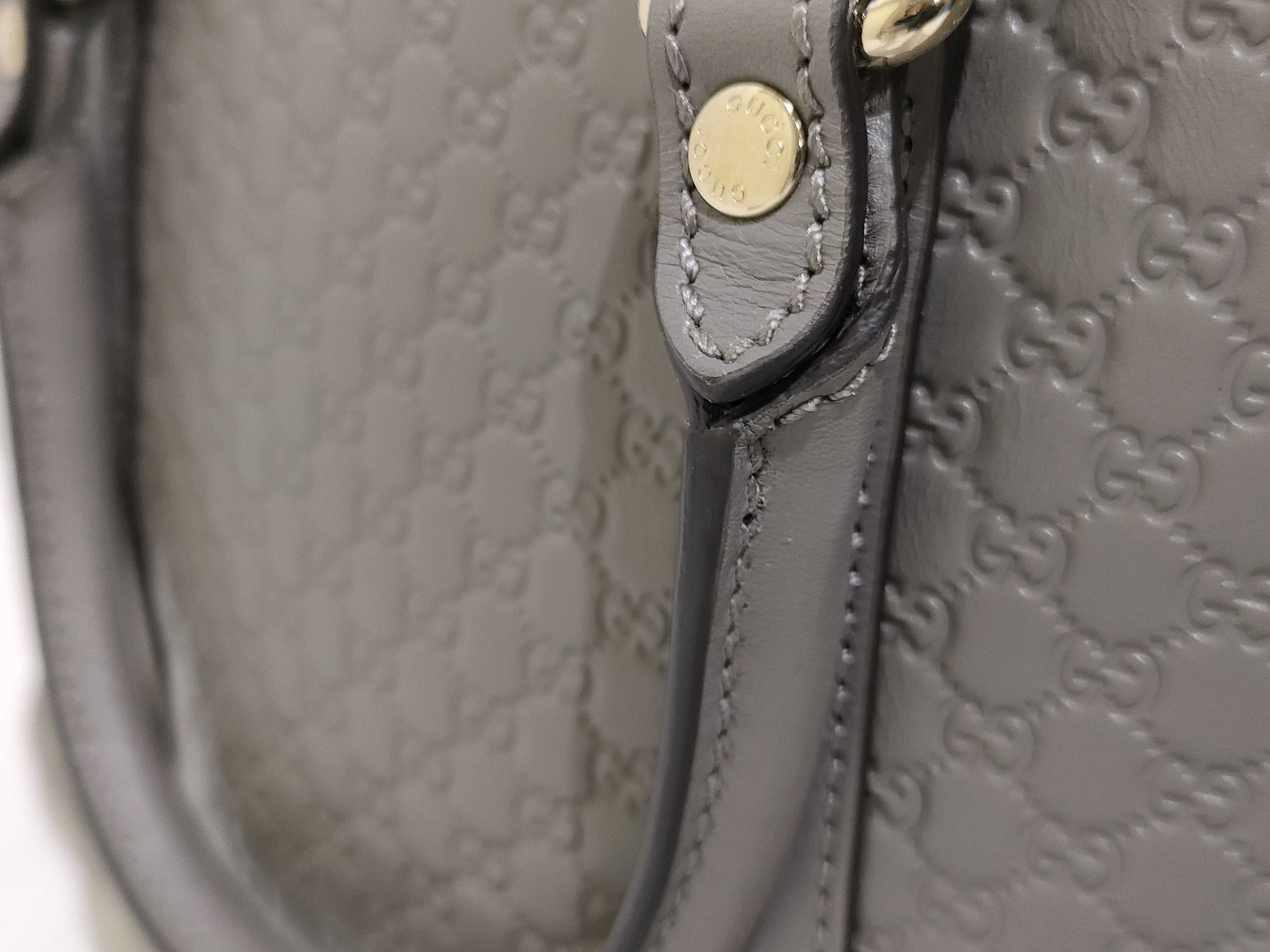 ID- Dome 24 Leather Grey Handbag SHW 449654-493075 Handbag — view 14