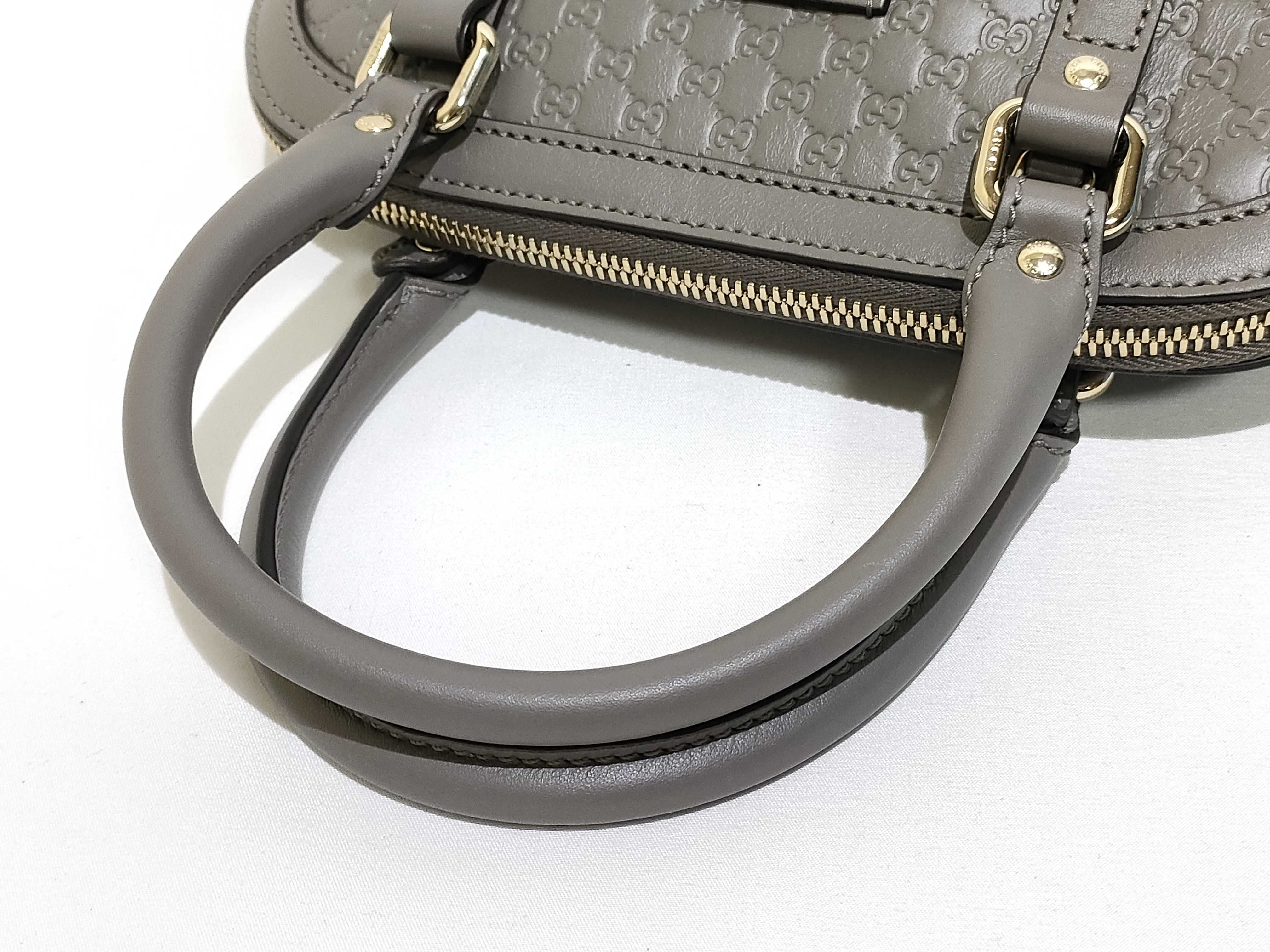 ID- Dome 24 Leather Grey Handbag SHW 449654-493075 Handbag — view 3