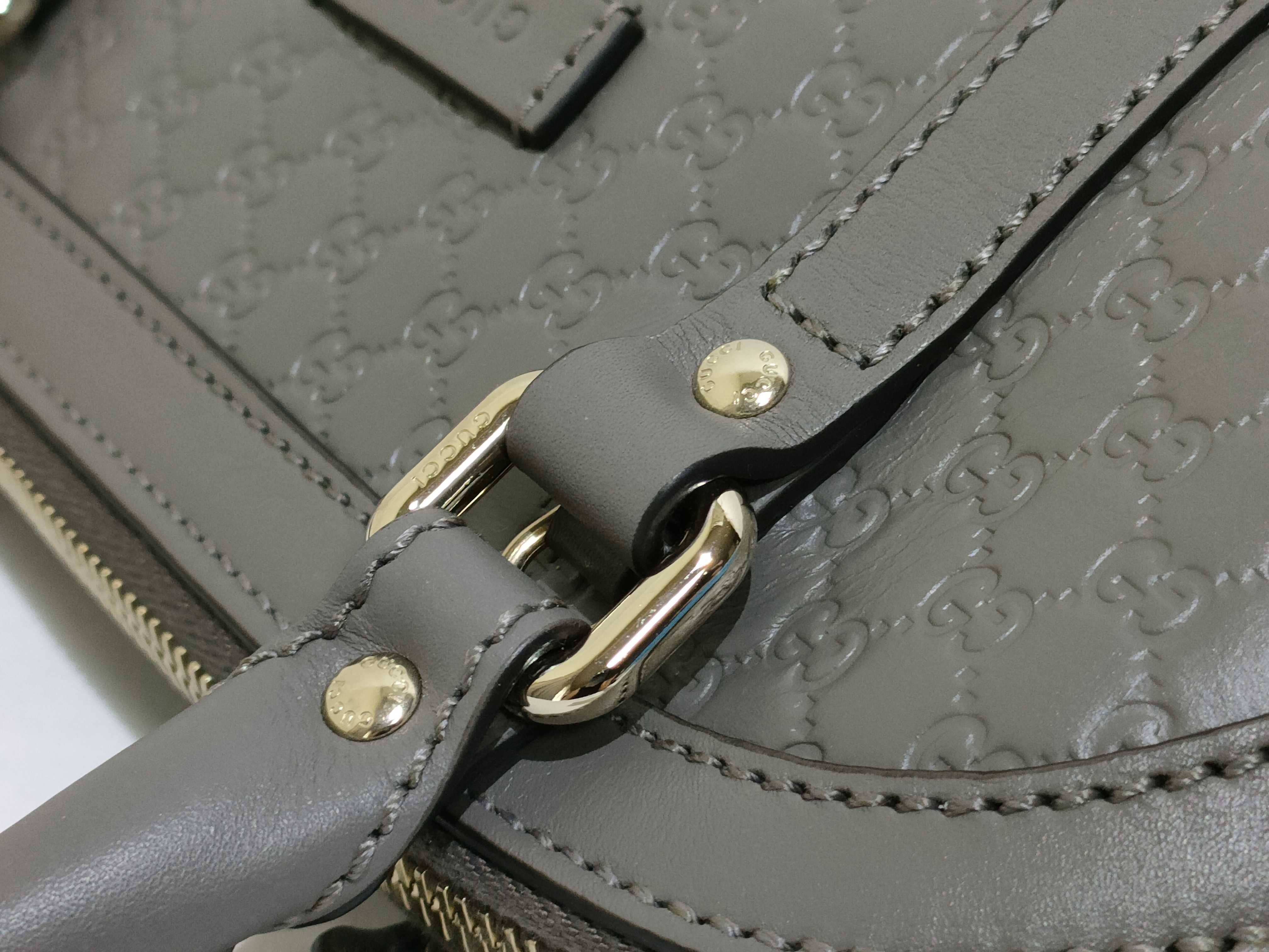 ID- Dome 24 Leather Grey Handbag SHW 449654-493075 Handbag — view 5