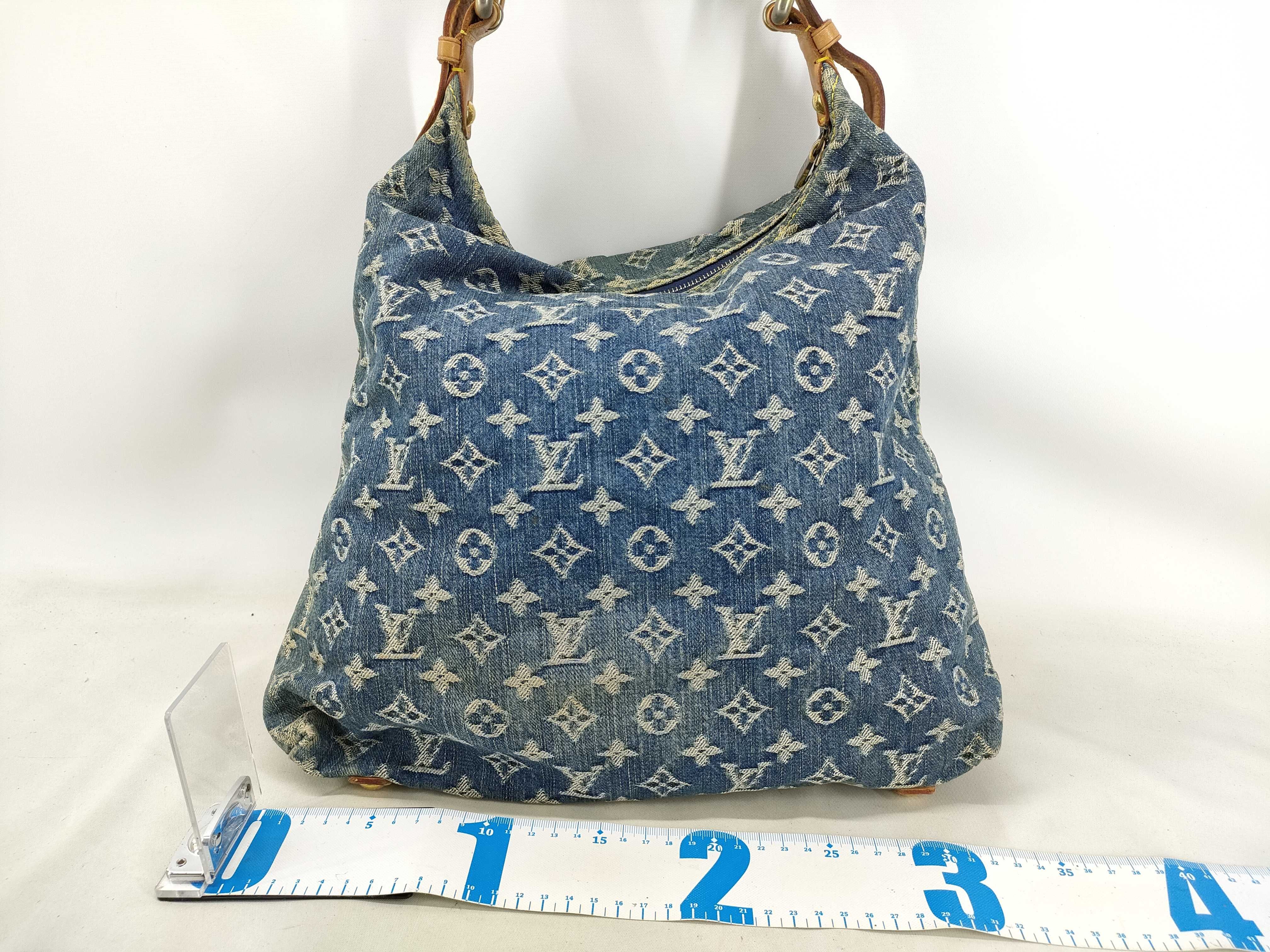 Monogram Denim Baggy Shoulder Bag — view 2