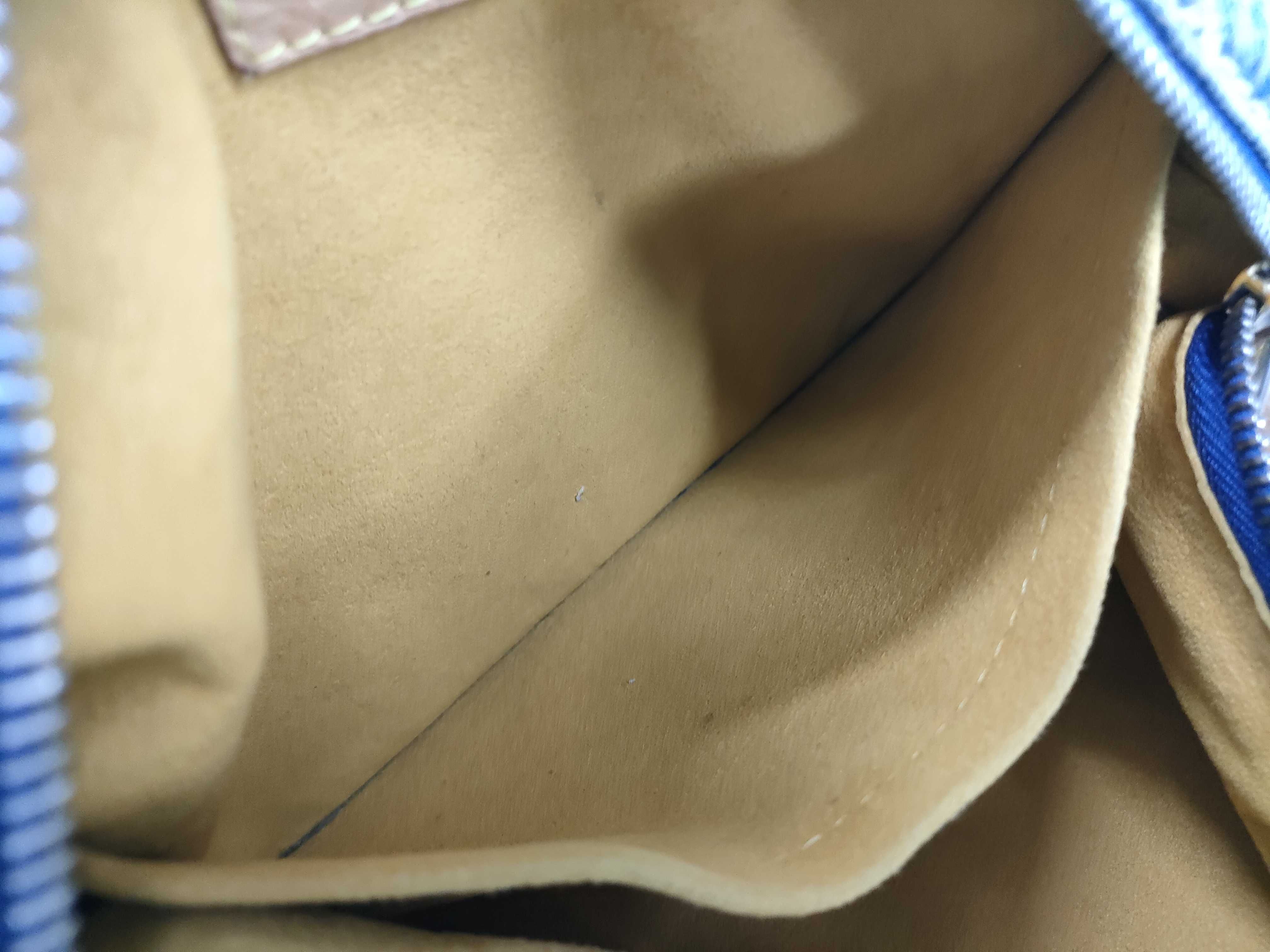 Monogram Denim Baggy Shoulder Bag — view 11