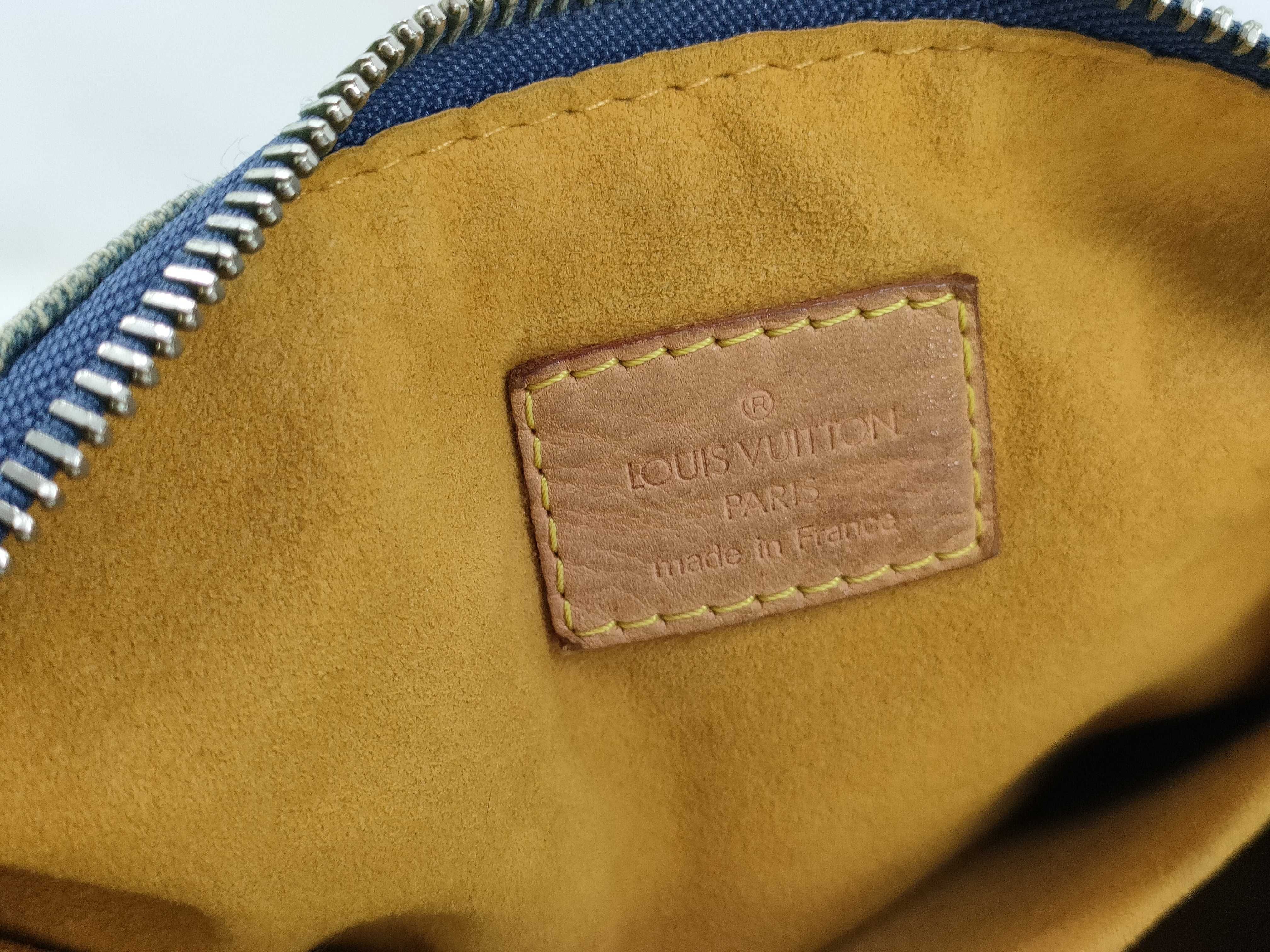 Monogram Denim Baggy Shoulder Bag — view 12