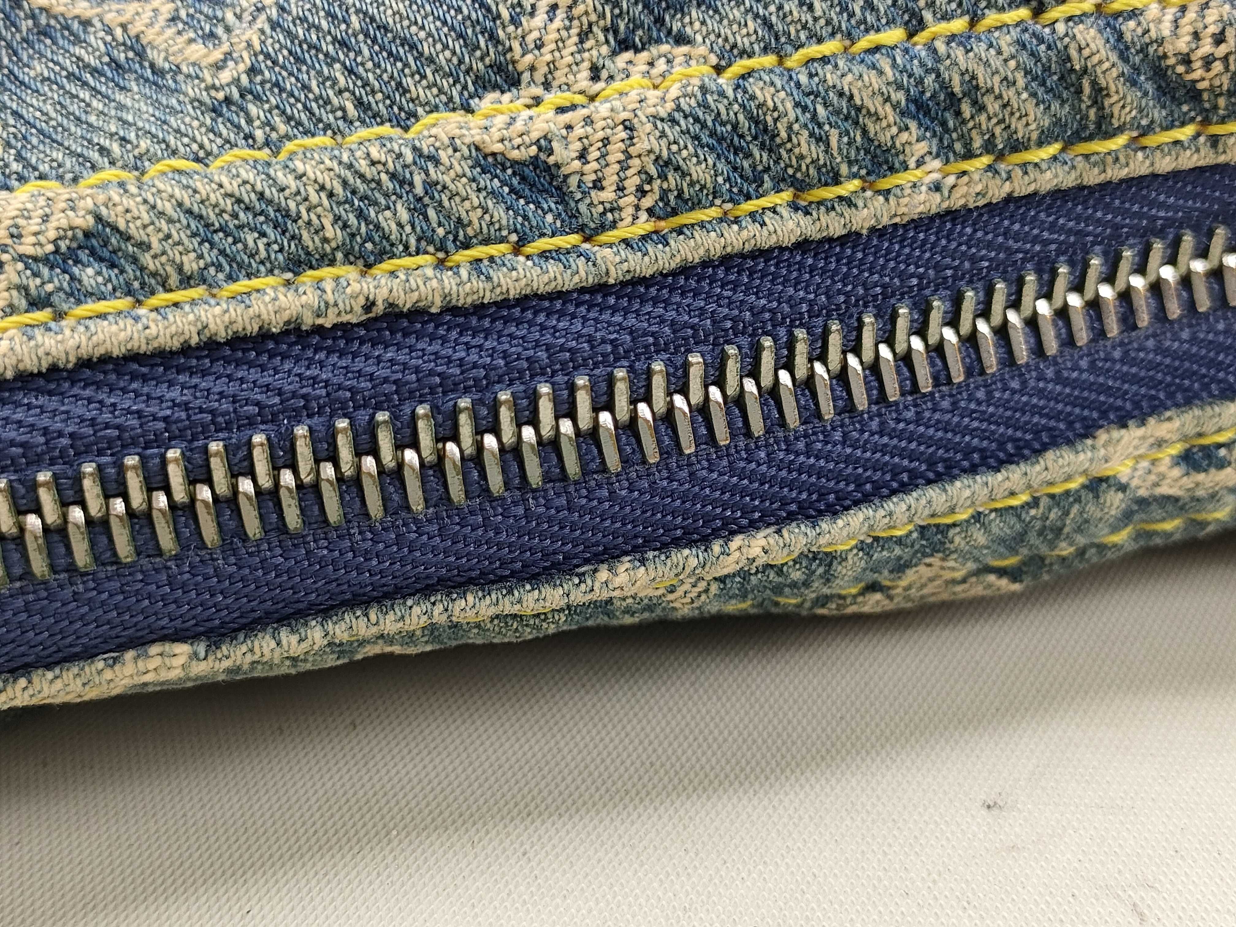 Monogram Denim Baggy Shoulder Bag — view 8