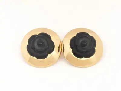 Camellia Gold Earrings