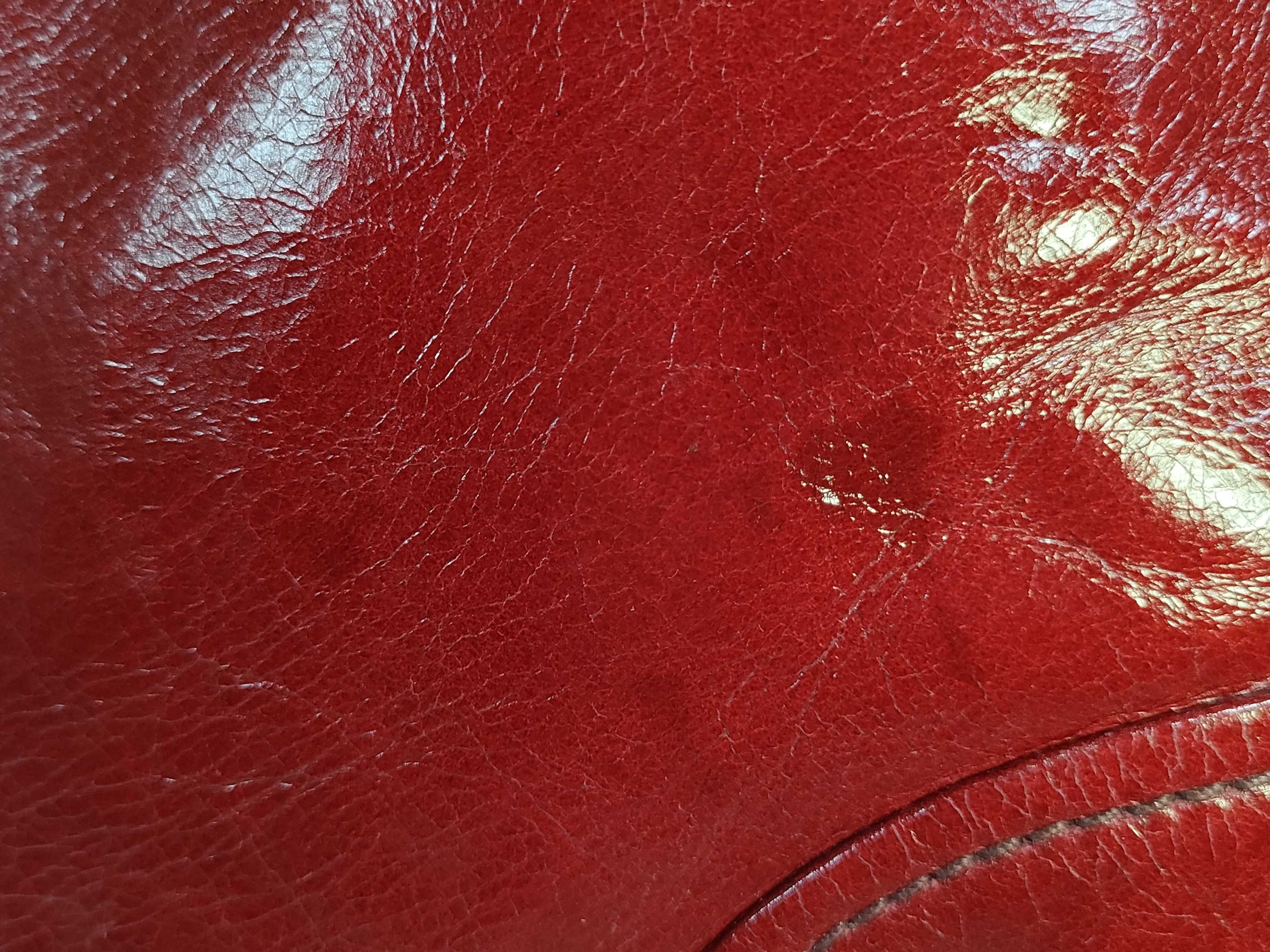 Vitello Shine Tote Shoulder Bag Burgundy BN2533 Handbag — view 11
