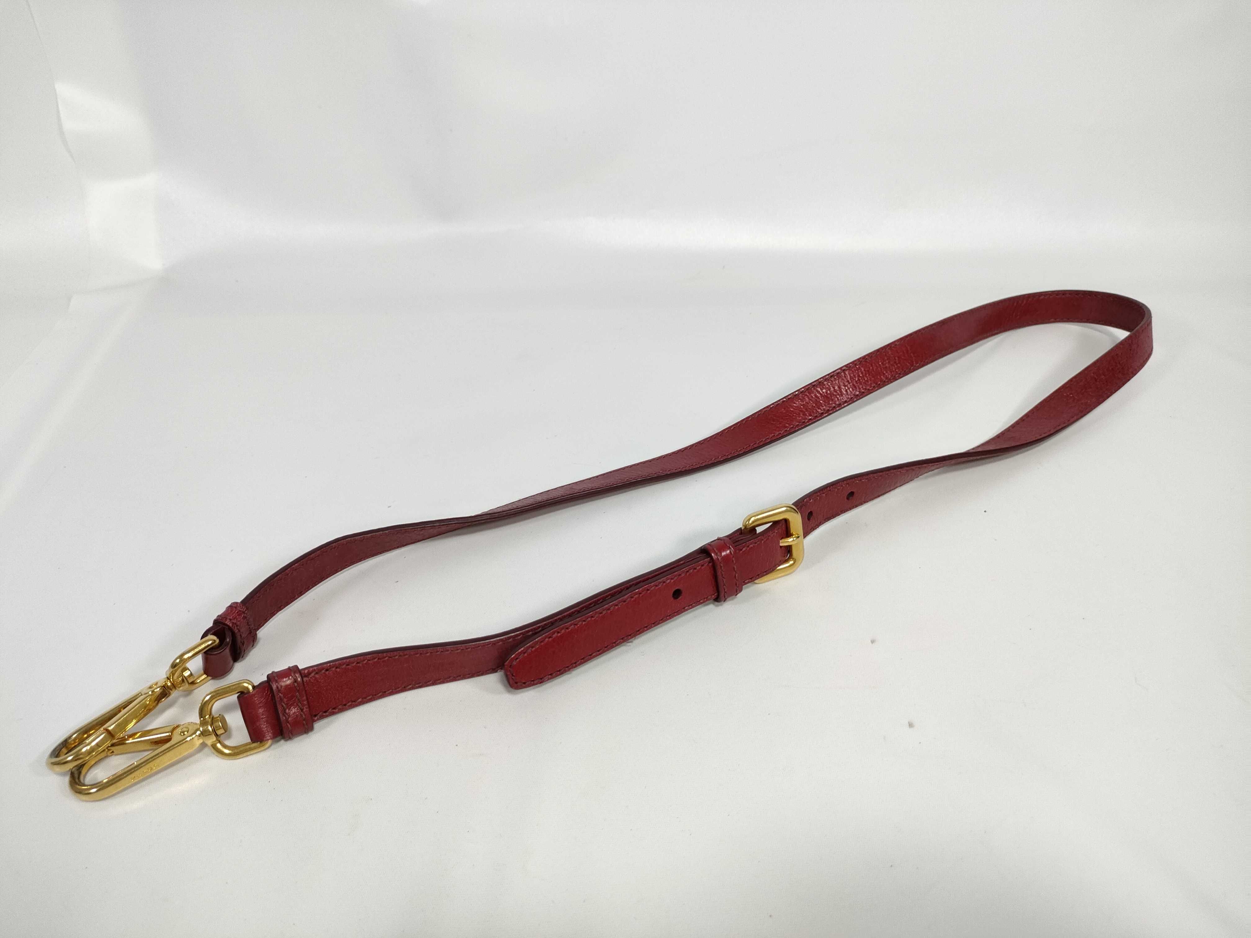 Vitello Shine Tote Shoulder Bag Burgundy BN2533 Handbag — view 6