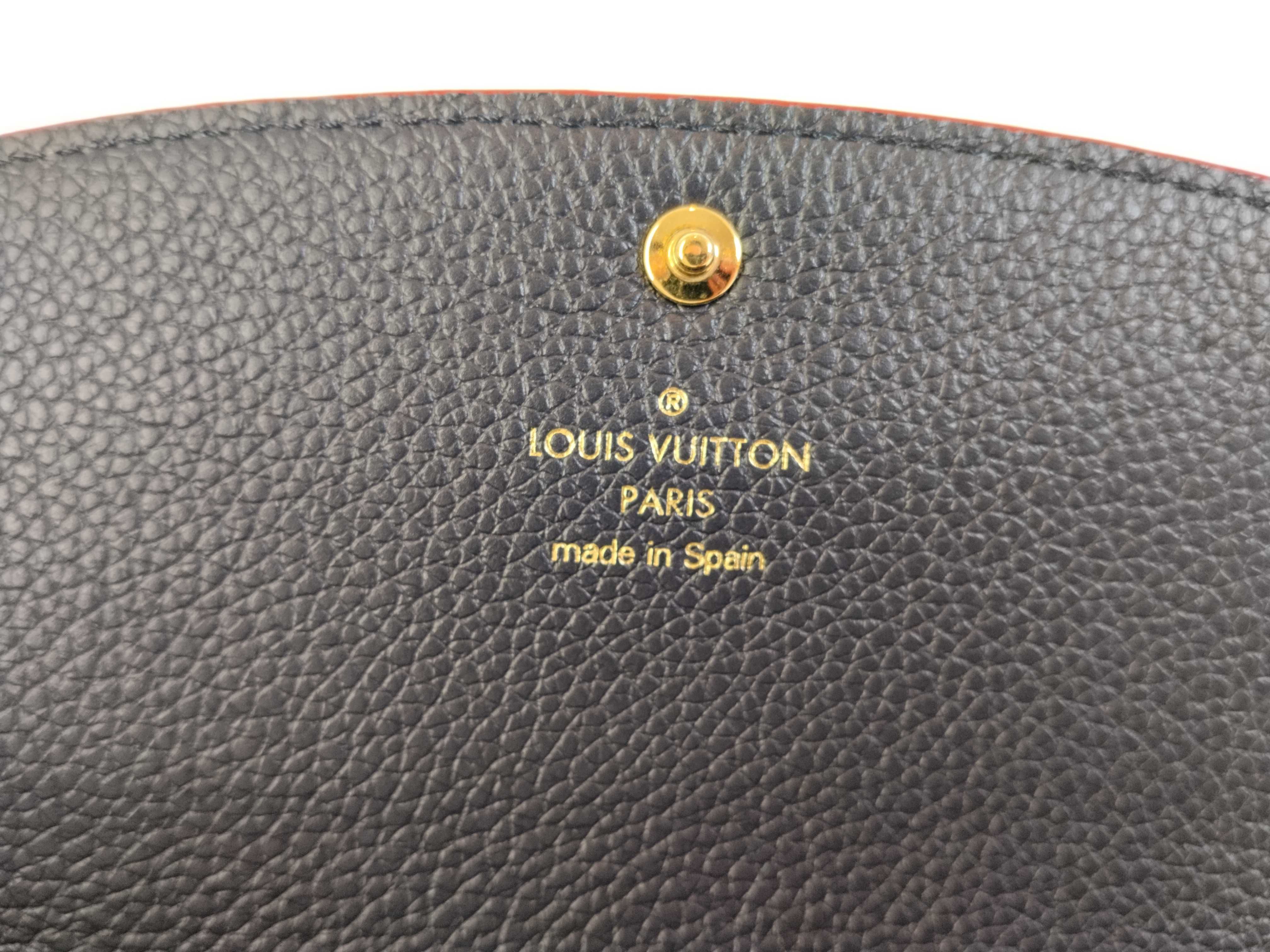 Monogram Empreinte Portefeuille Amy M69417 RFID Marine Rouge Wallet — view 12