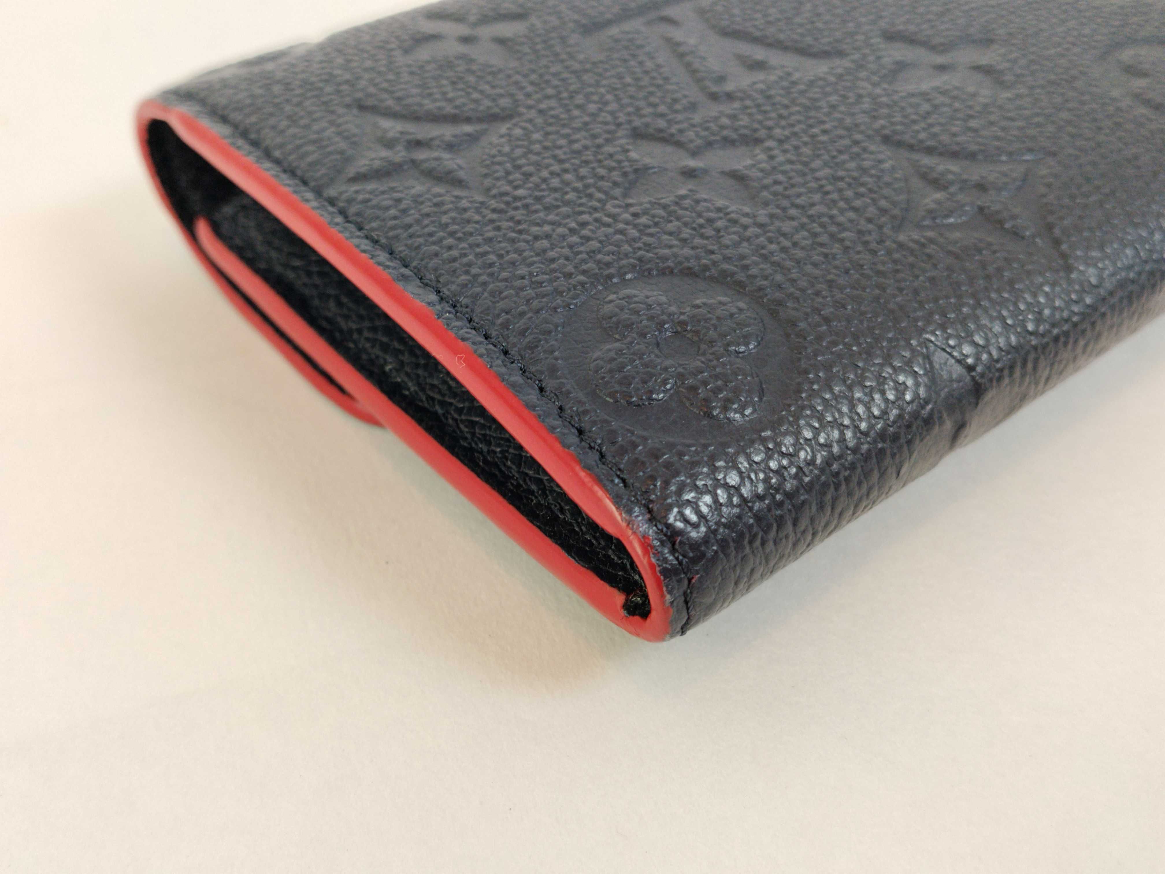 Monogram Empreinte Portefeuille Amy M69417 RFID Marine Rouge Wallet — view 3