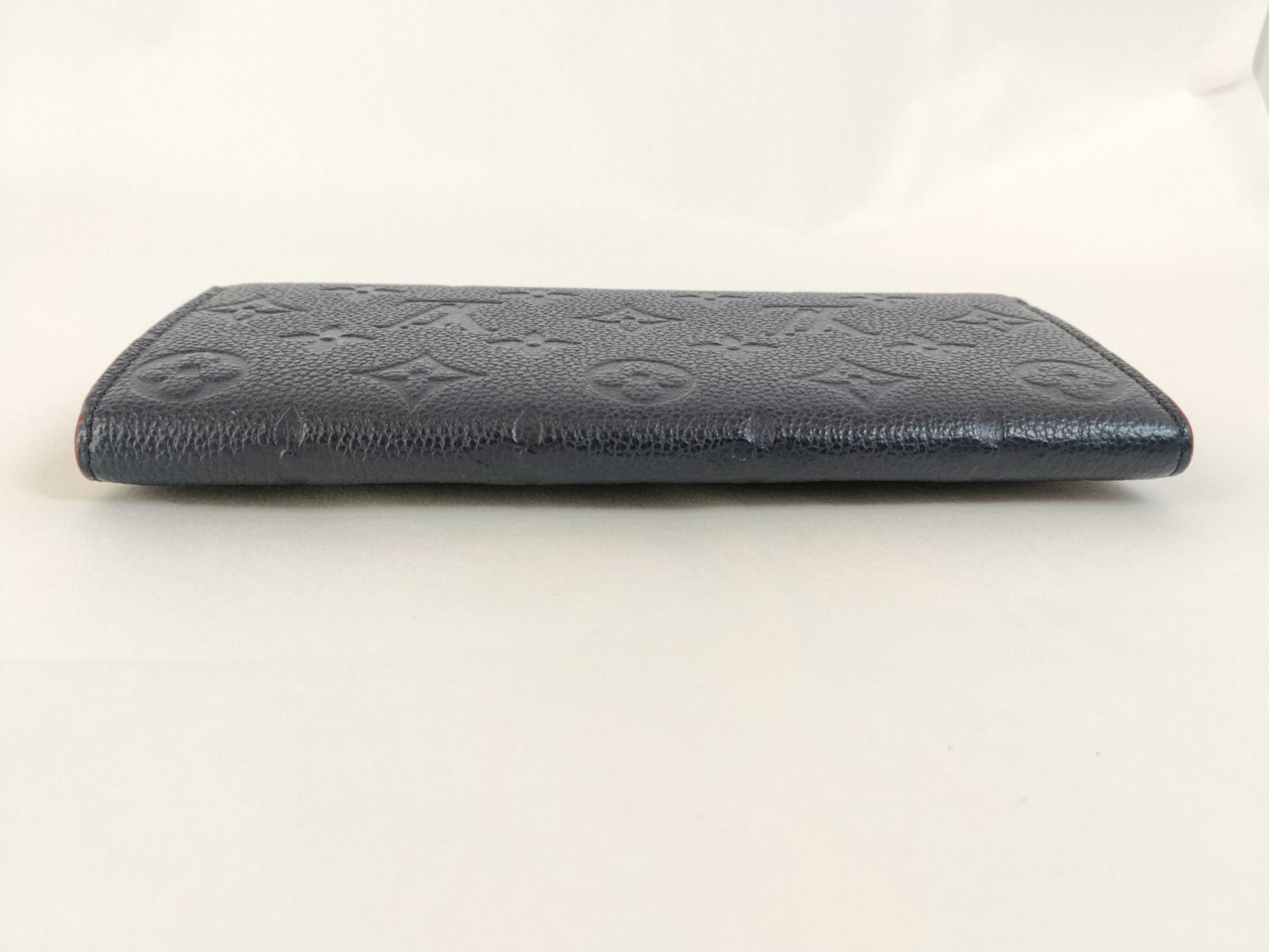 Monogram Empreinte Portefeuille Amy M69417 RFID Marine Rouge Wallet — view 4
