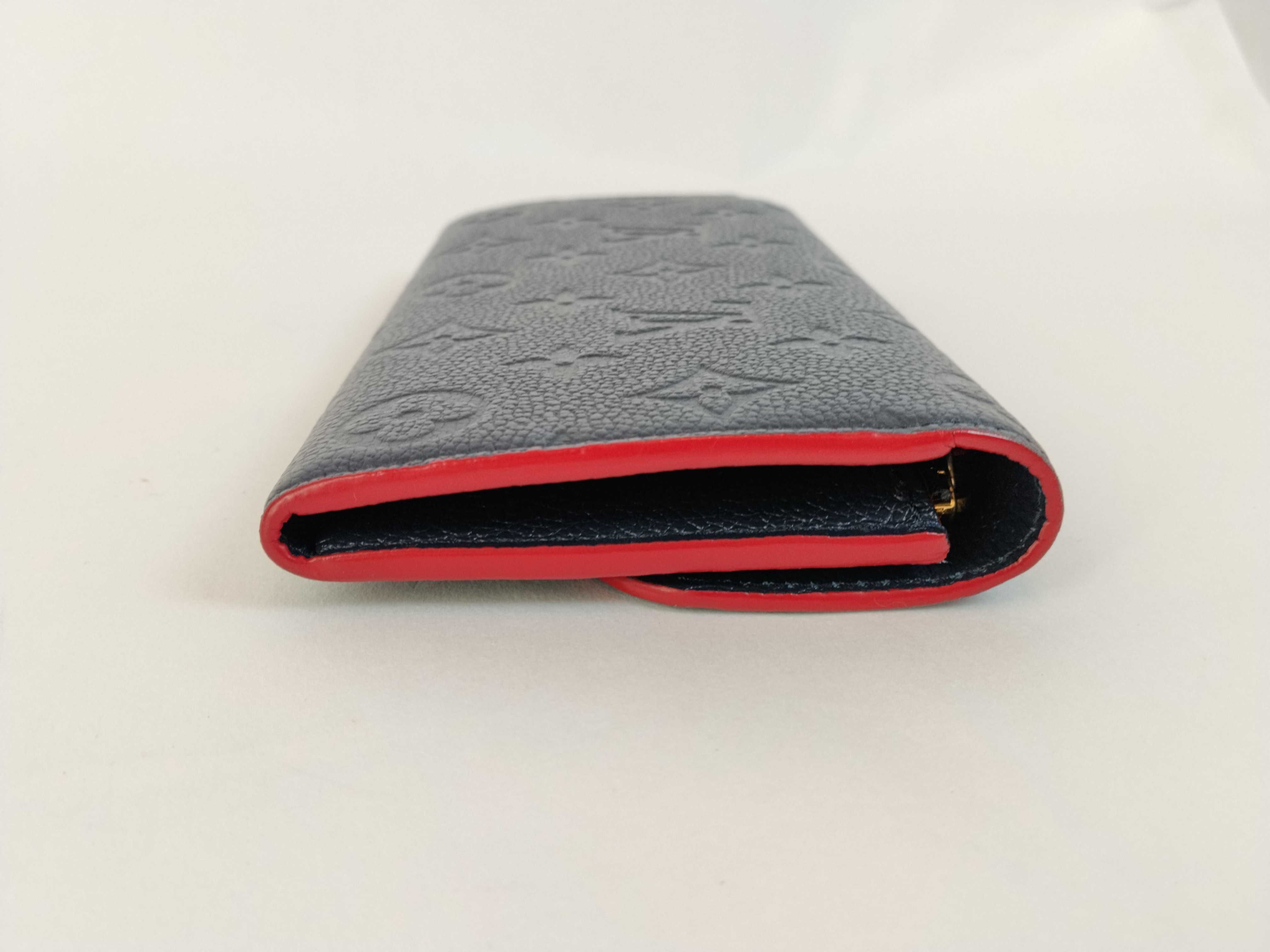 Monogram Empreinte Portefeuille Amy M69417 RFID Marine Rouge Wallet — view 5