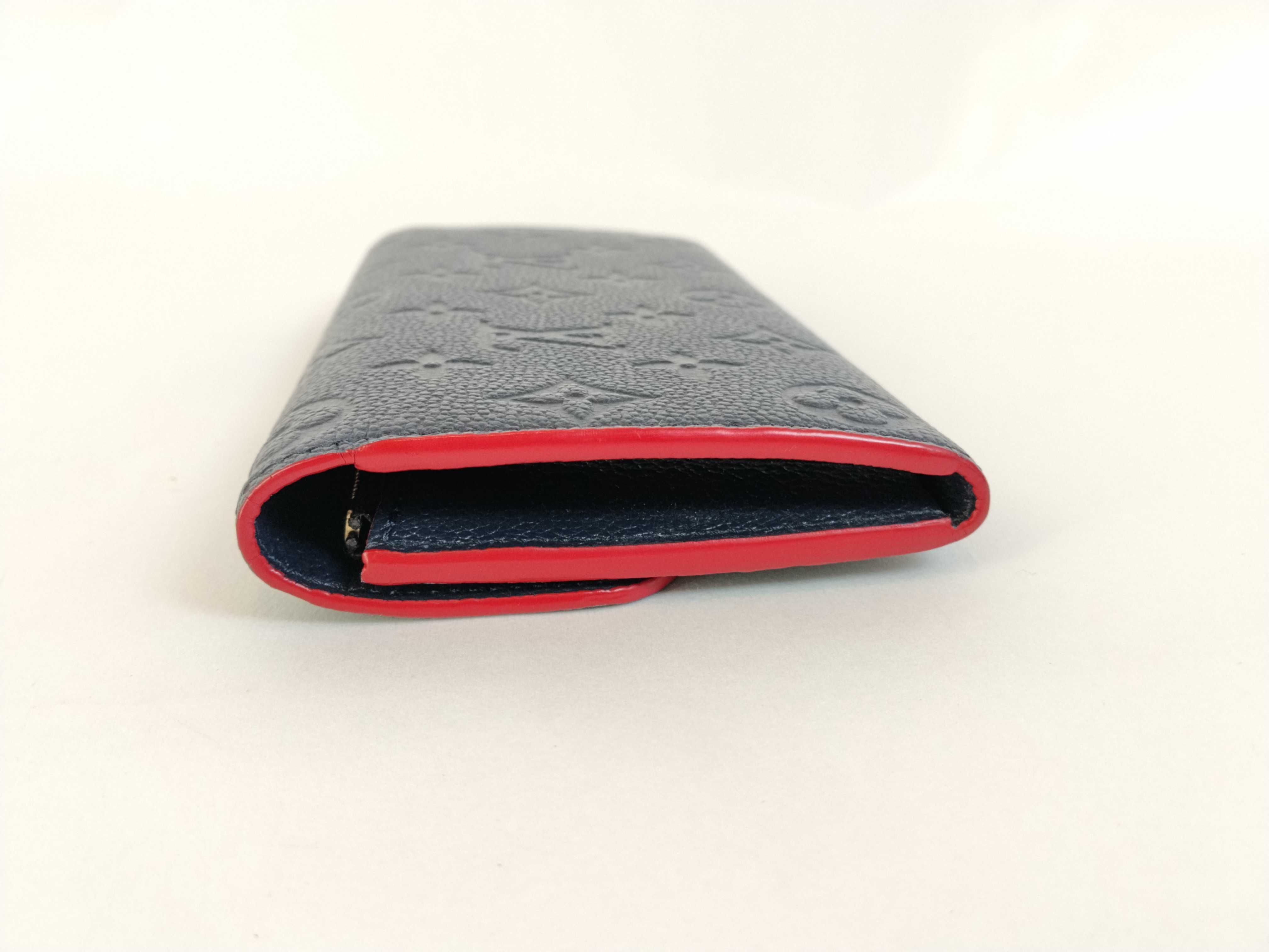 Monogram Empreinte Portefeuille Amy M69417 RFID Marine Rouge Wallet — view 7