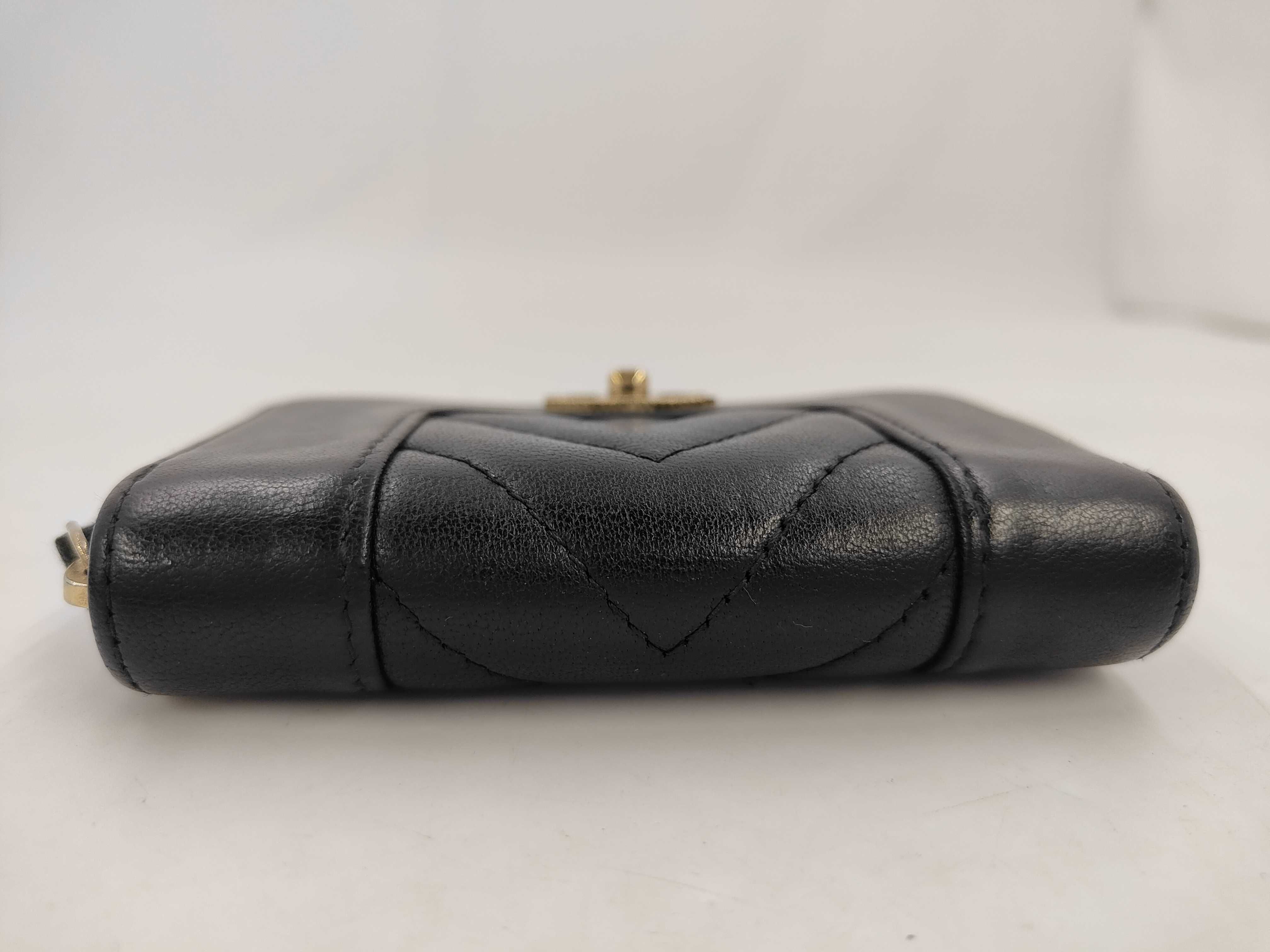 Lambskin Mademoiselle Coin Case — view 3