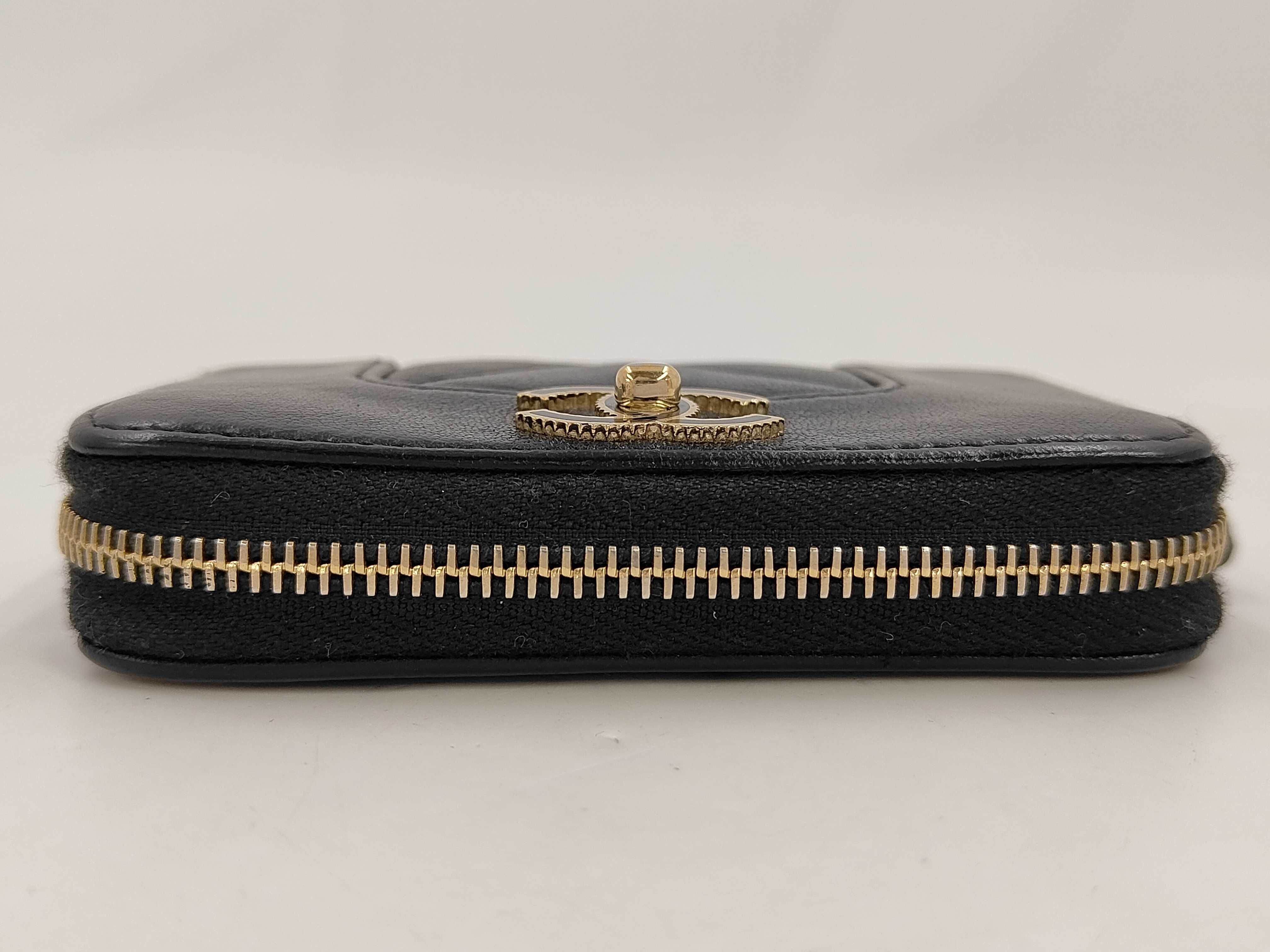 Lambskin Mademoiselle Coin Case — view 5