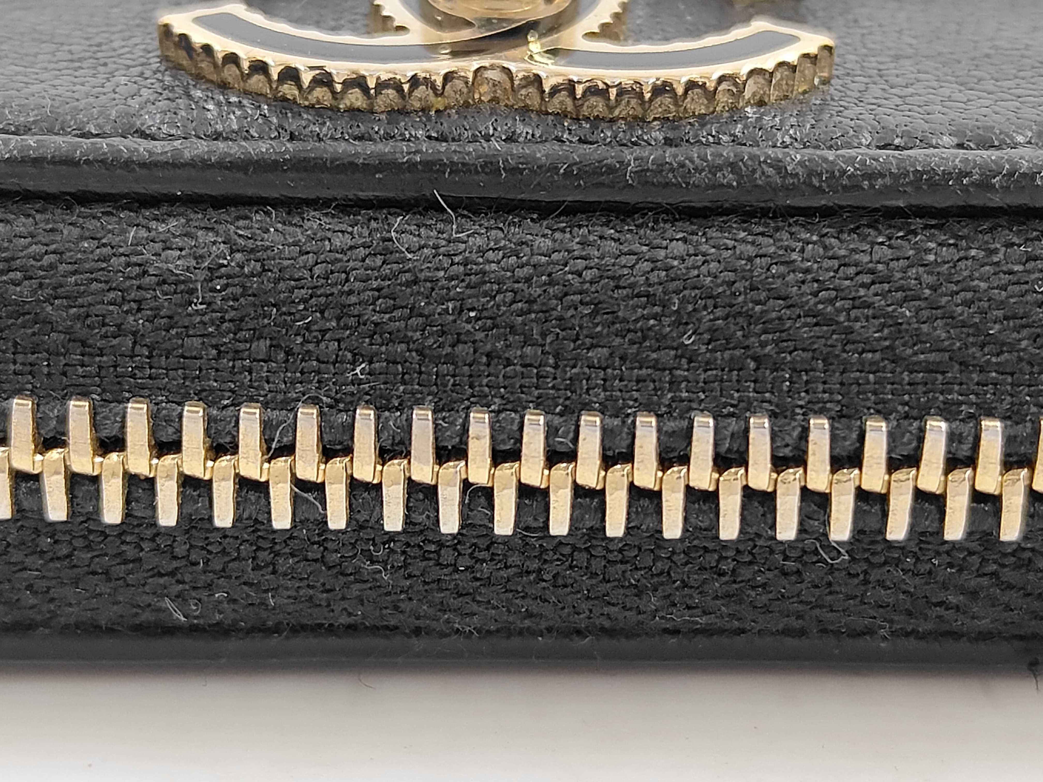 Lambskin Mademoiselle Coin Case — view 8