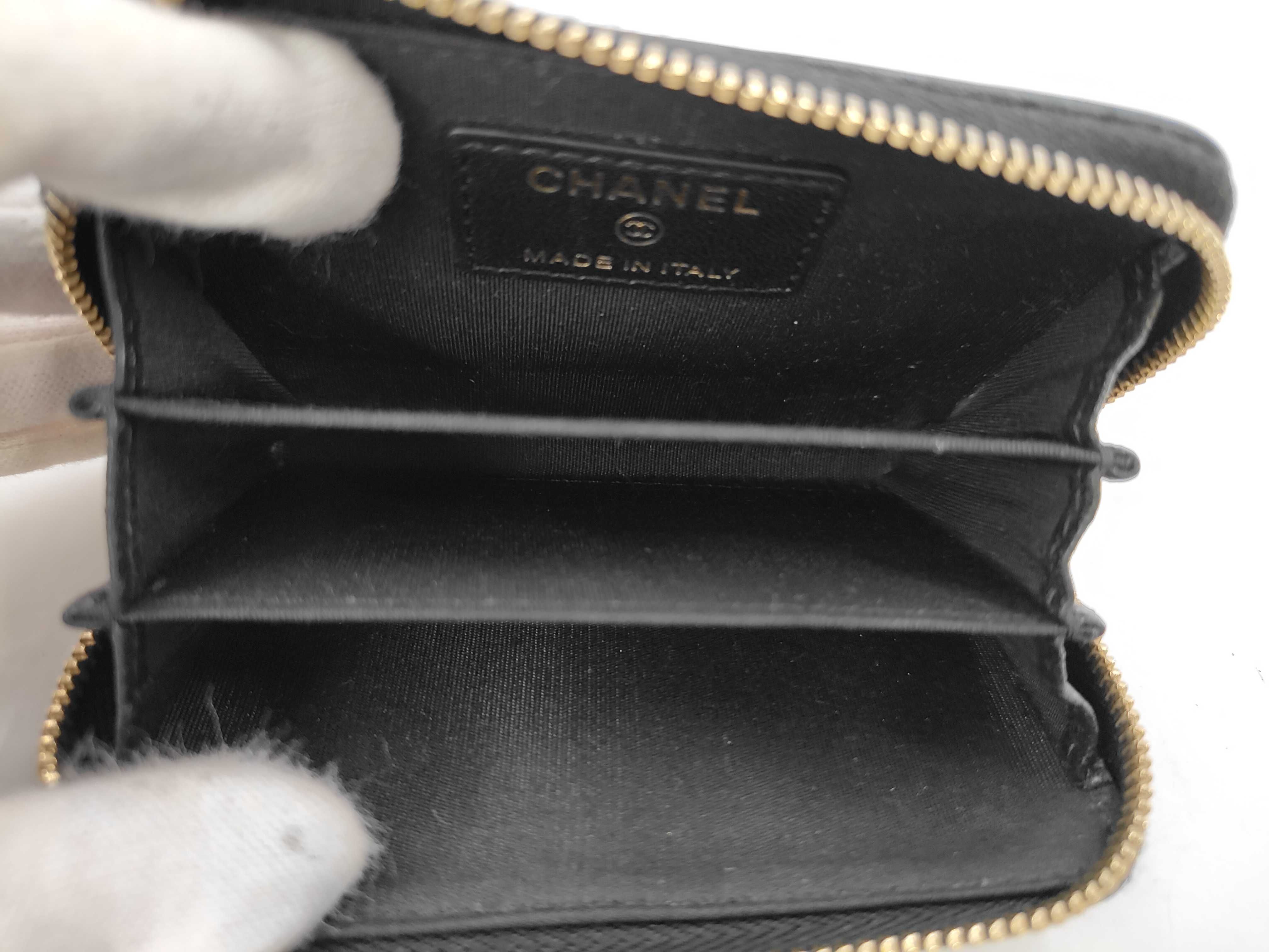 Lambskin Mademoiselle Coin Case — view 9