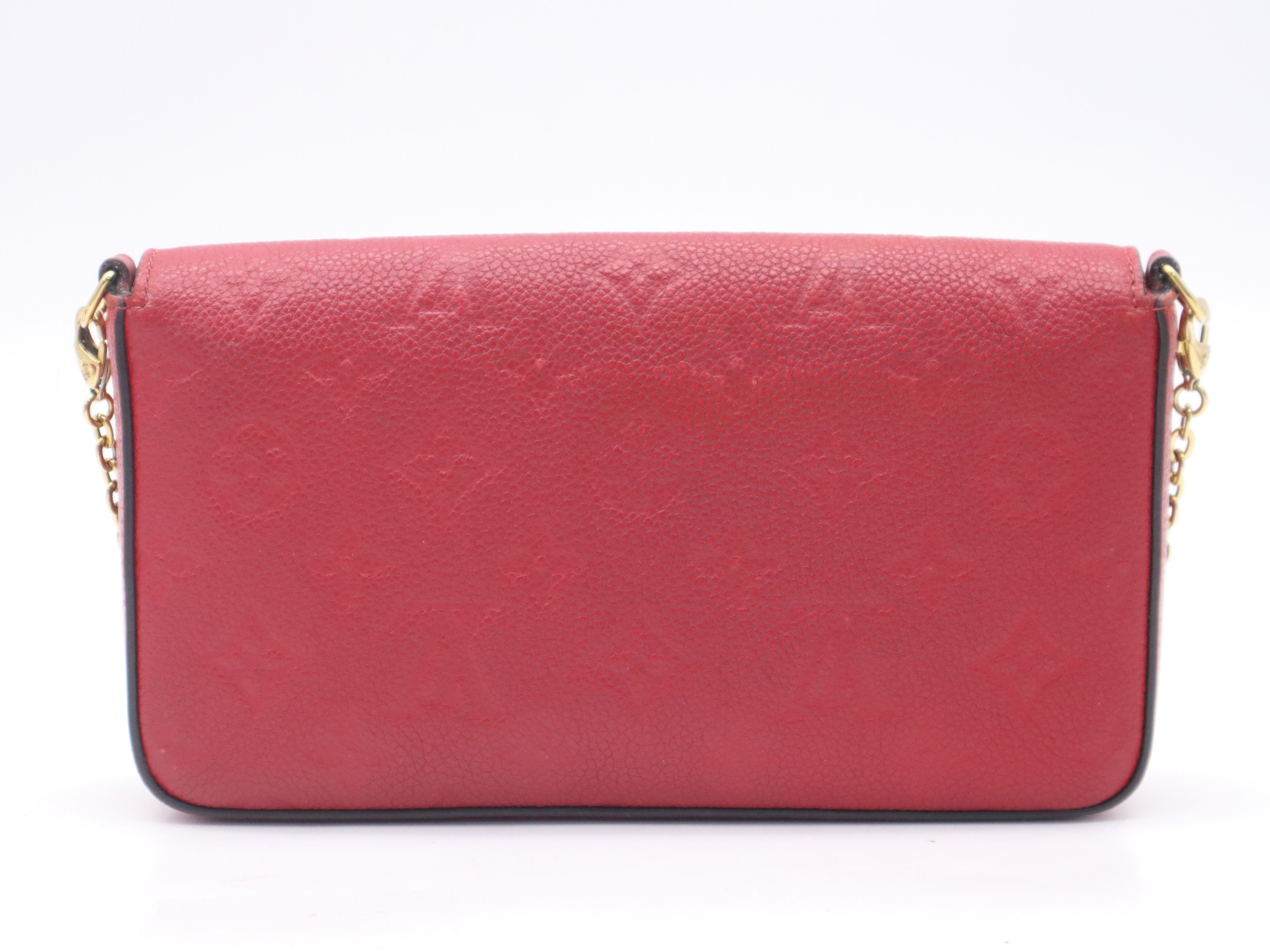 M83025 Monogram Empreinte Pochette Felicie Scarlet RFID Detected Shoulder Bag — view 2