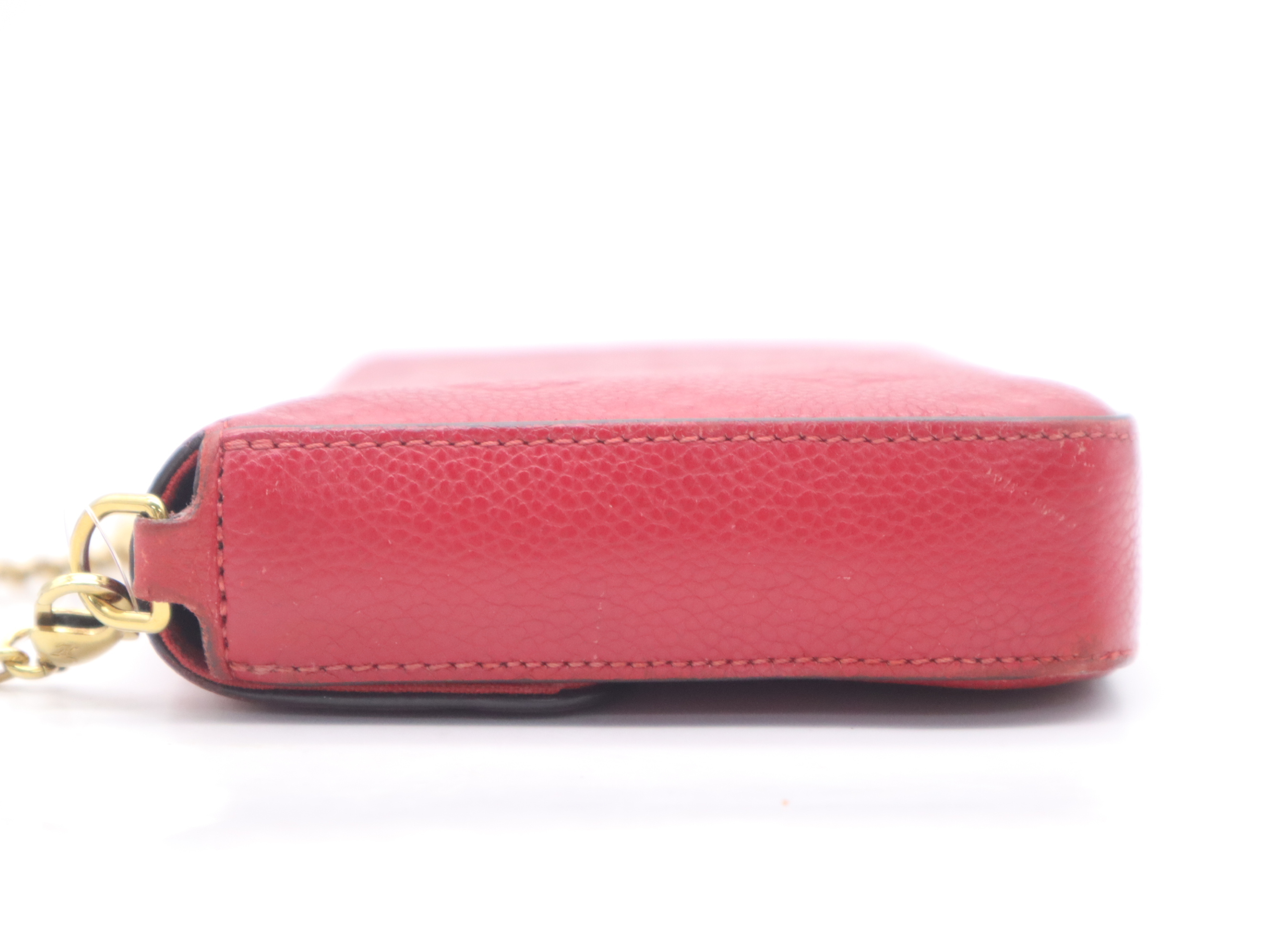 M83025 Monogram Empreinte Pochette Felicie Scarlet RFID Detected Shoulder Bag — view 3
