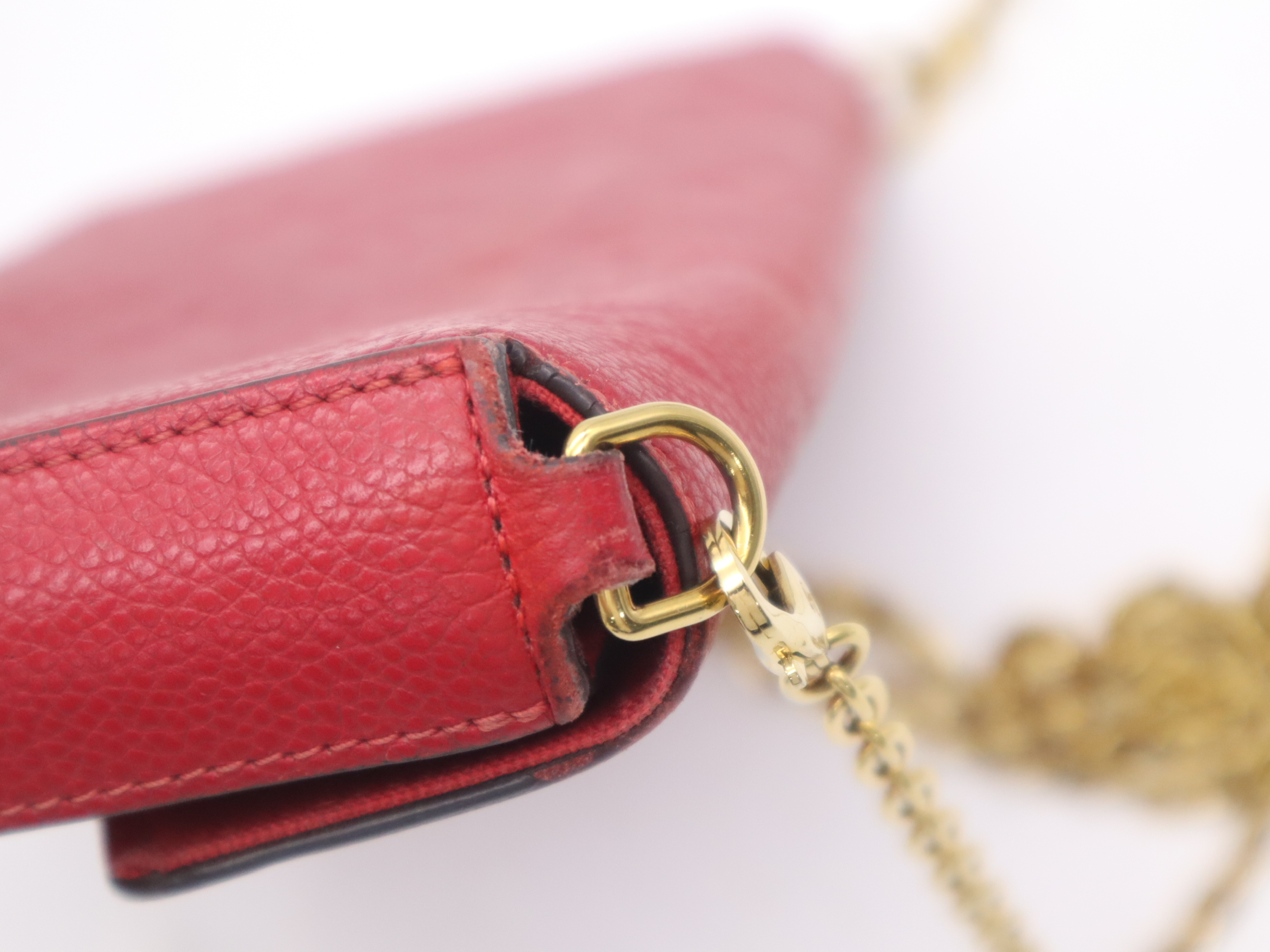 M83025 Monogram Empreinte Pochette Felicie Scarlet RFID Detected Shoulder Bag — view 7